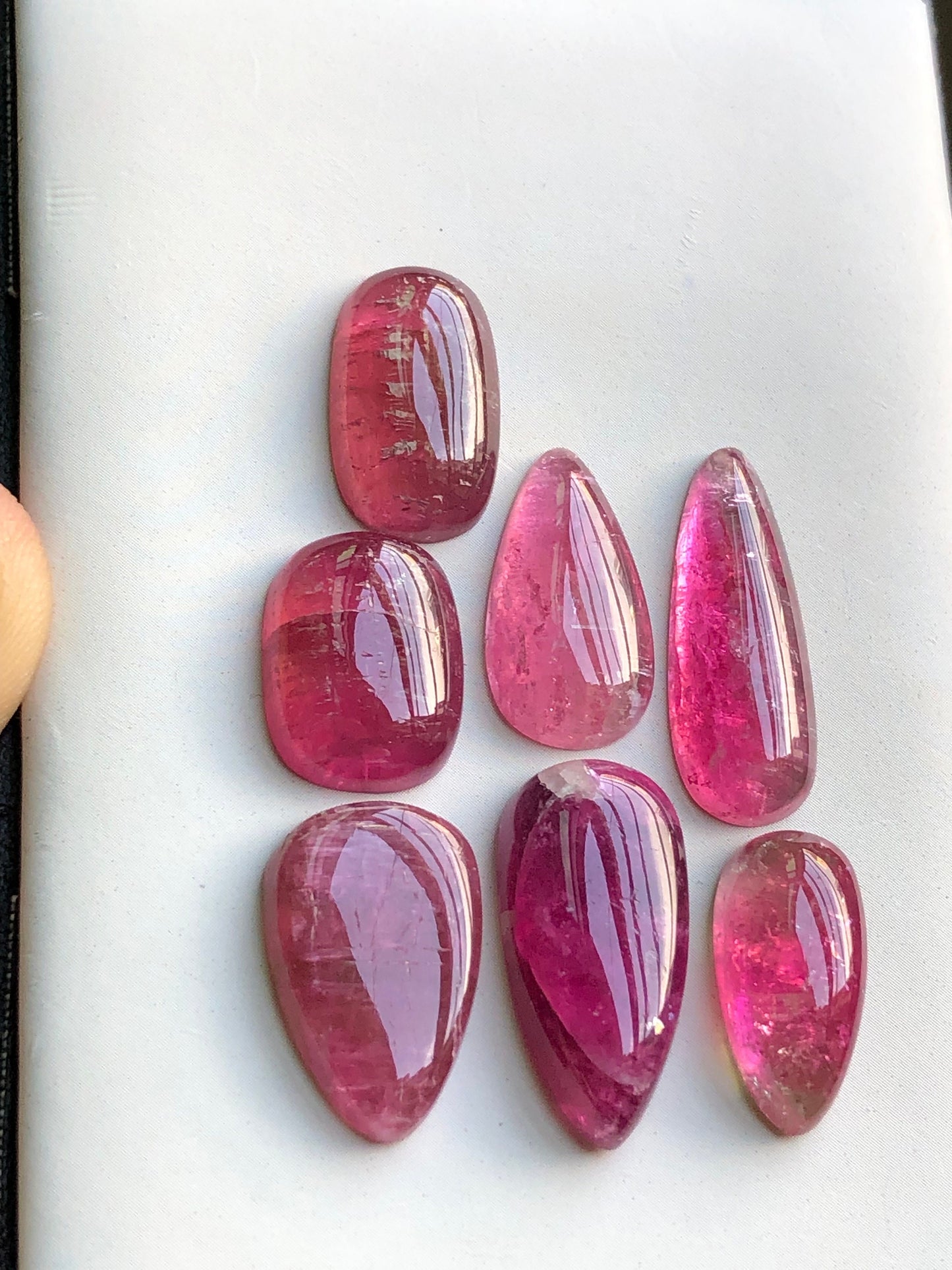 Natural tourmaline cabochons available 58.70 carats from Afghanistan