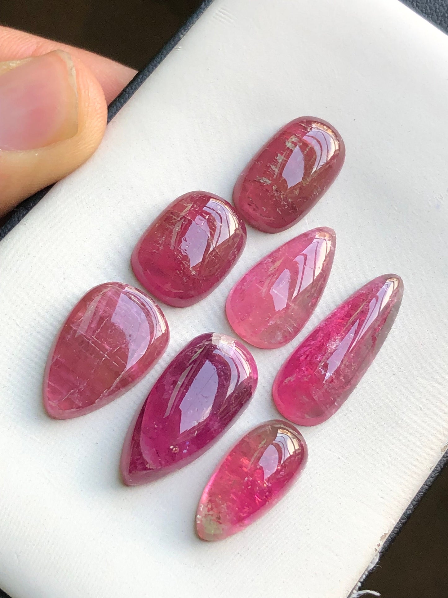 Natural tourmaline cabochons available 58.70 carats from Afghanistan