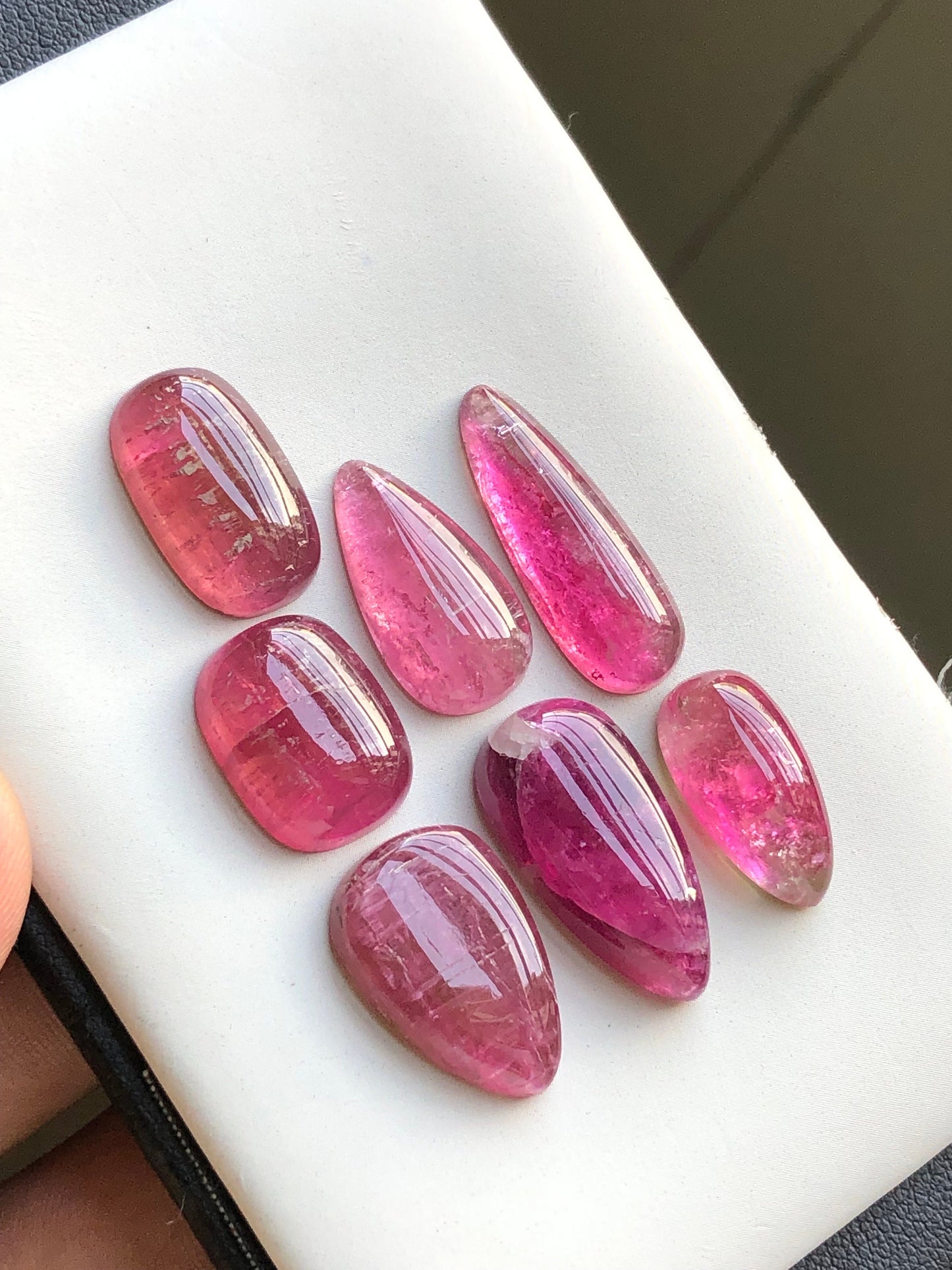 Natural tourmaline cabochons available 58.70 carats from Afghanistan