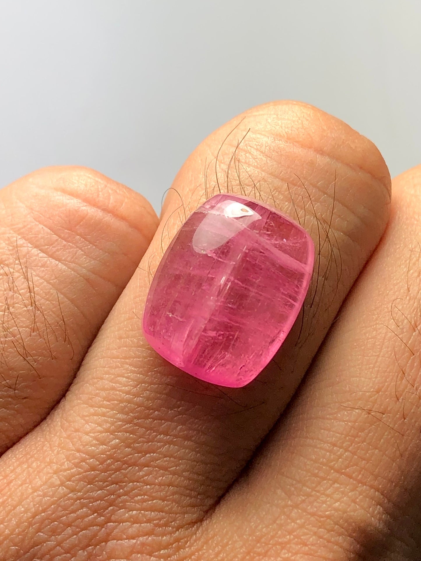 Pink tourmaline cabochon 15.20 carat