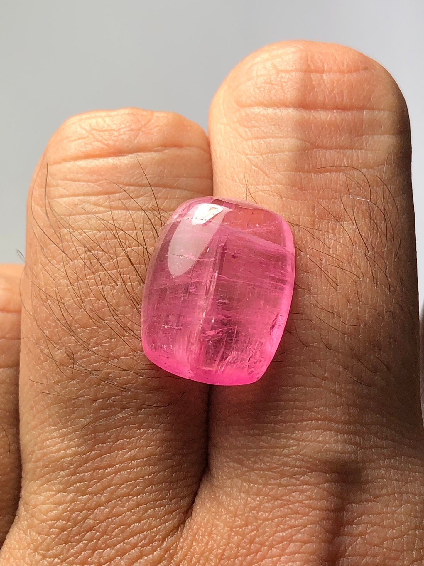 Pink tourmaline cabochon 15.20 carat