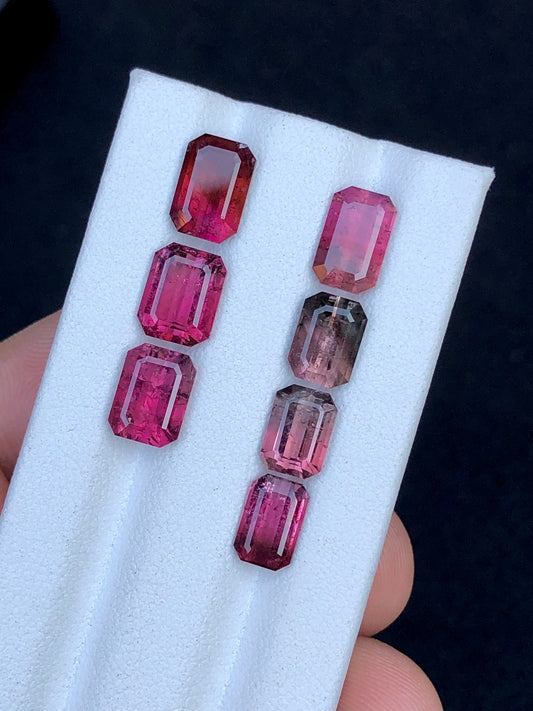 Natural tourmaline lot