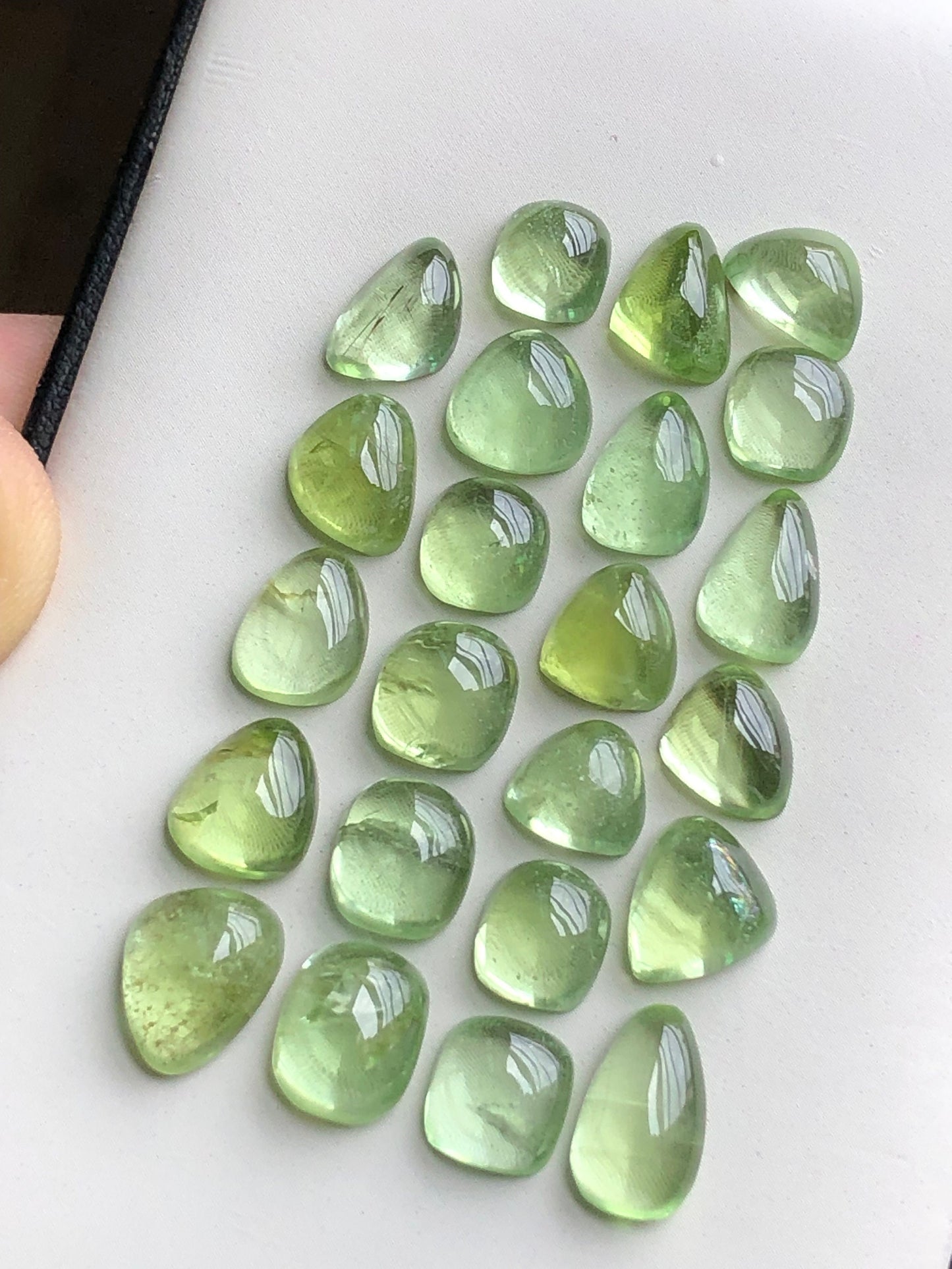 Natural peridot cabochons 56.70 carats