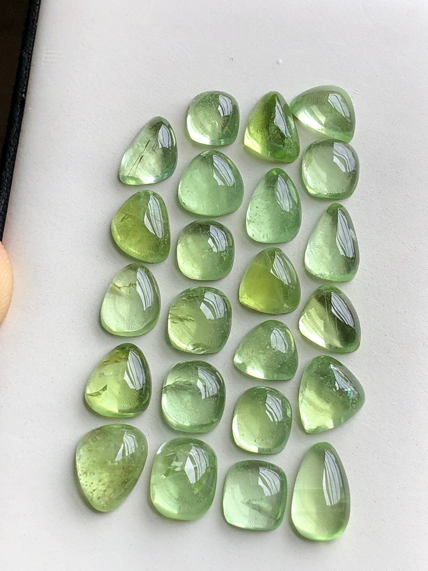 Natural peridot cabochons 56.70 carats