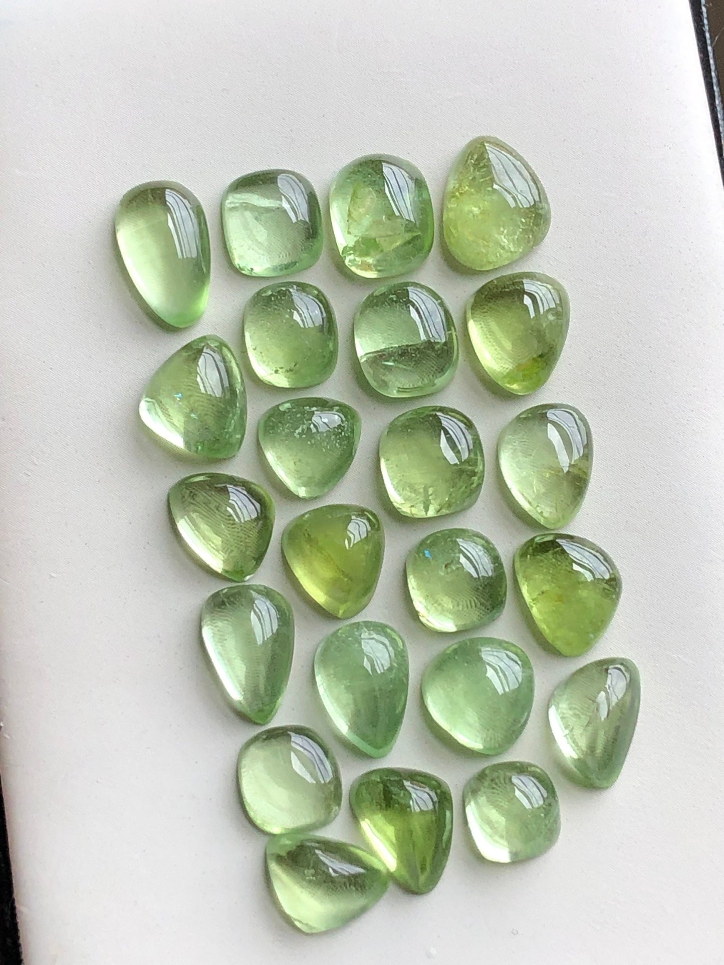 Natural peridot cabochons 56.70 carats