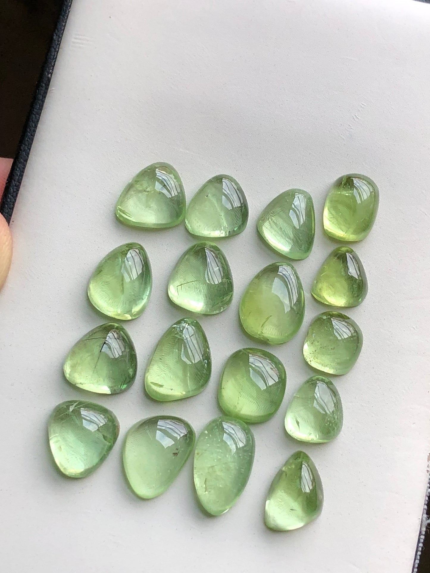 Natural peridot cabochons 50 carats