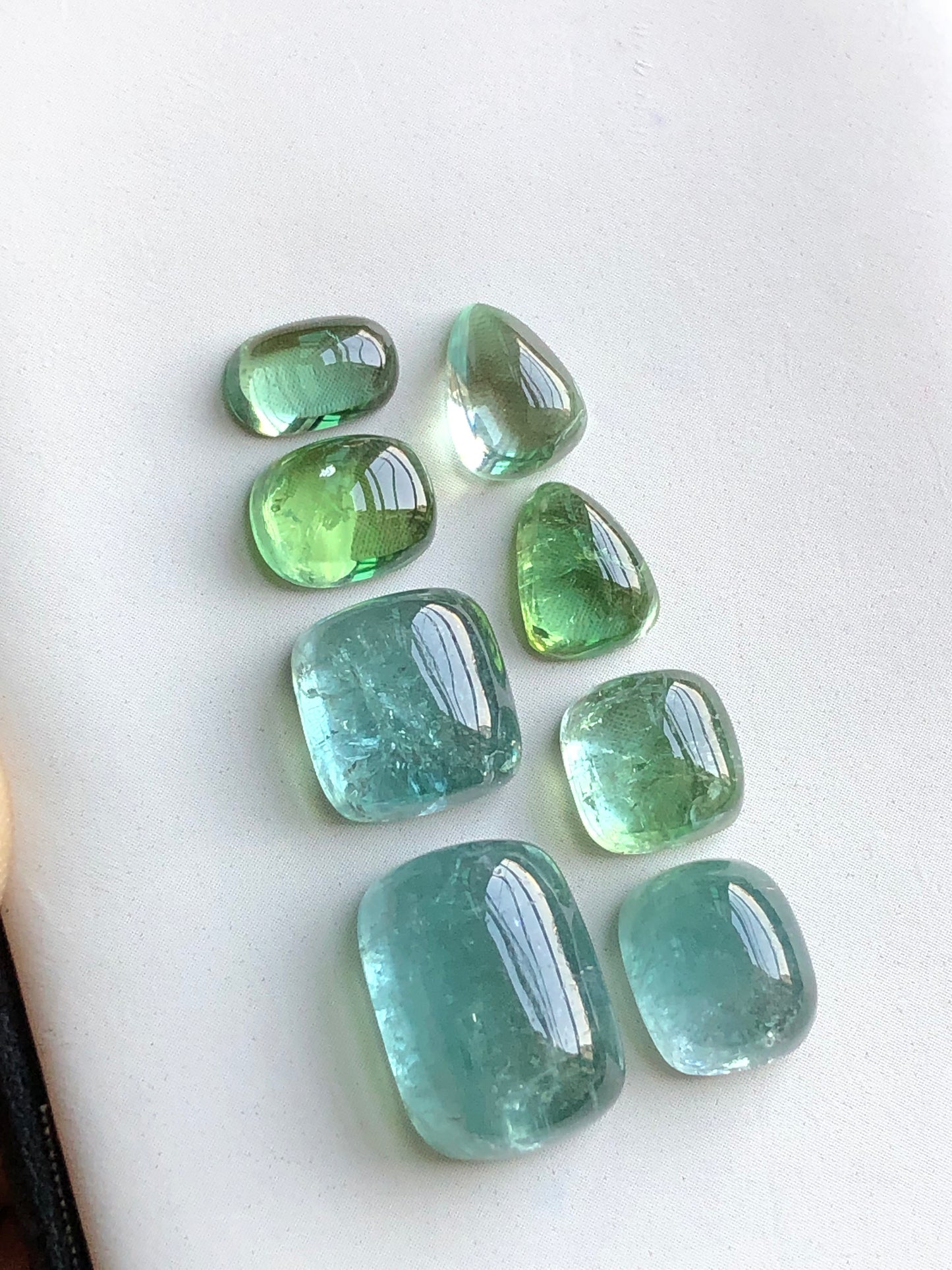 Natural tourmaline cabochons 35 carats