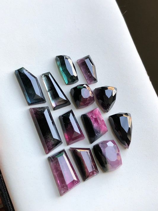 37 carats very beautiful natural tourmaline rosecuts available for sale