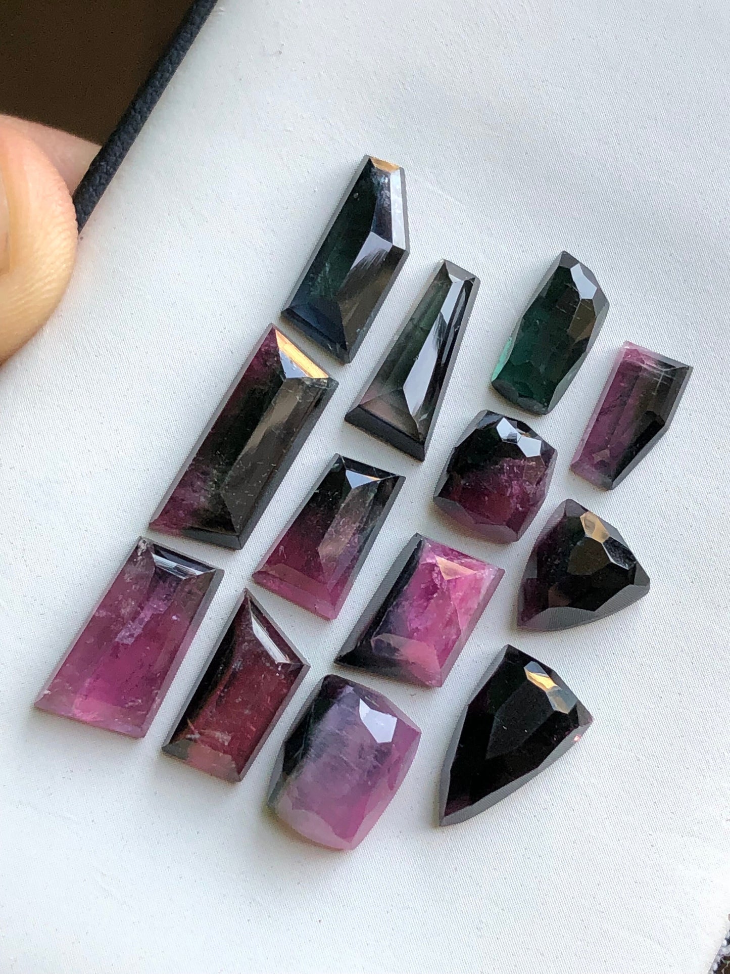 37 carats very beautiful natural tourmaline rosecuts available for sale