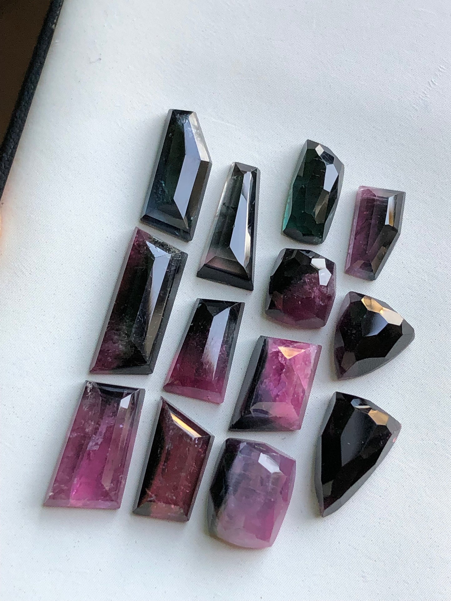 37 carats very beautiful natural tourmaline rosecuts available for sale