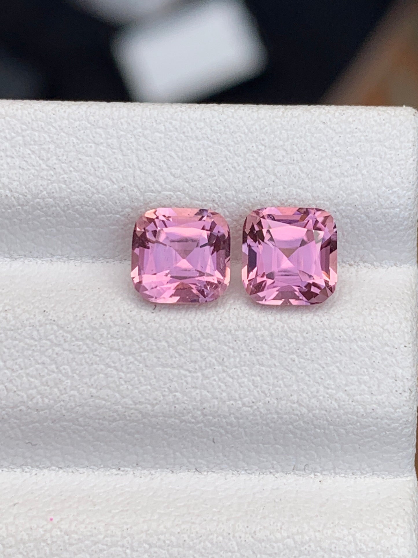 Pink tourmaline pair 2.95 carats