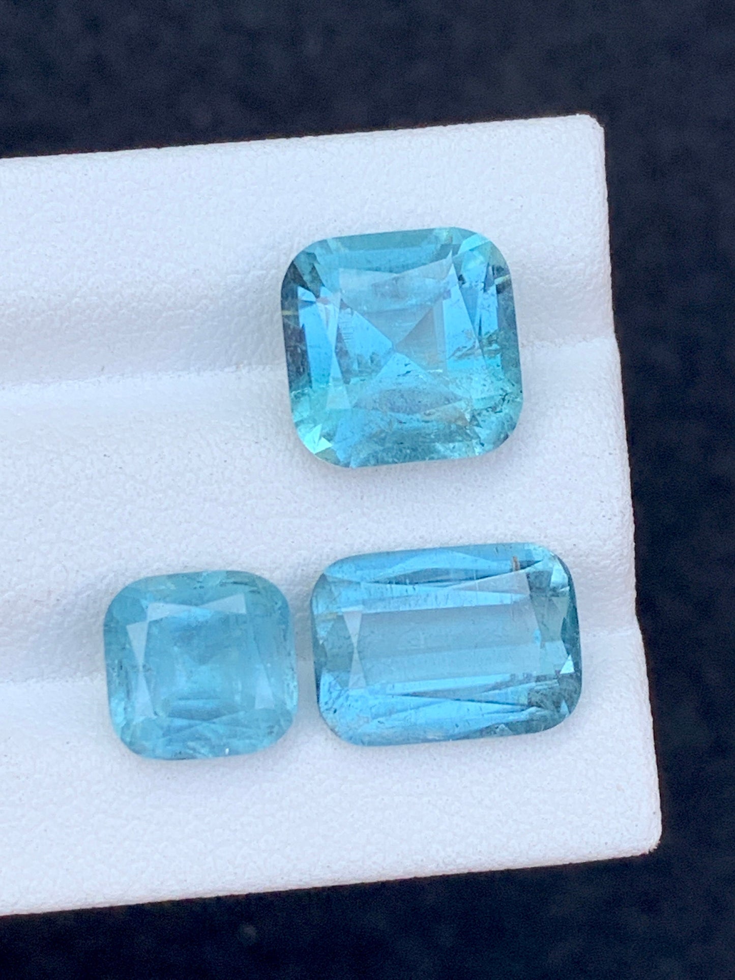 Blue tourmaline lot 11.30 carats