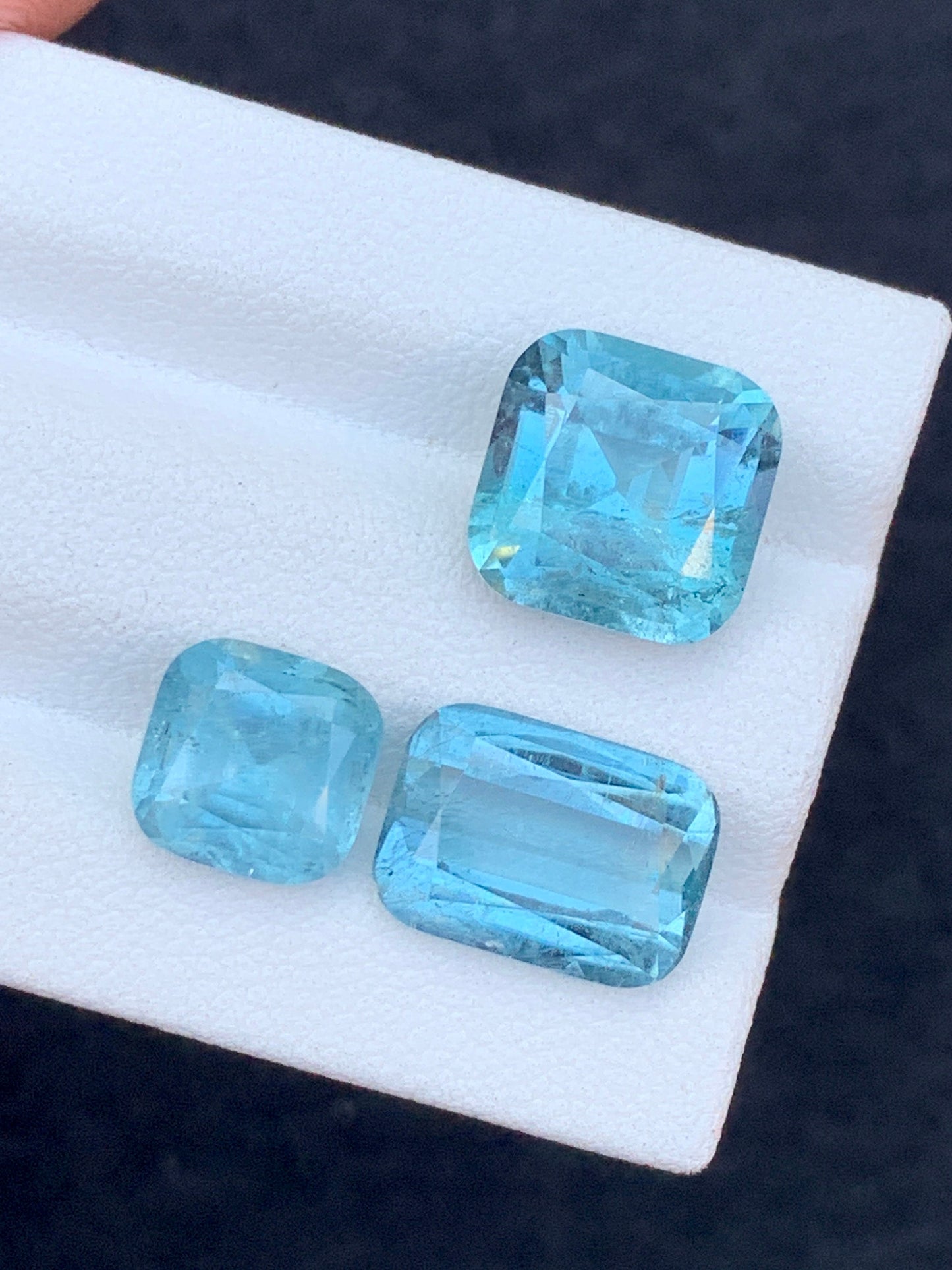 Blue tourmaline lot 11.30 carats