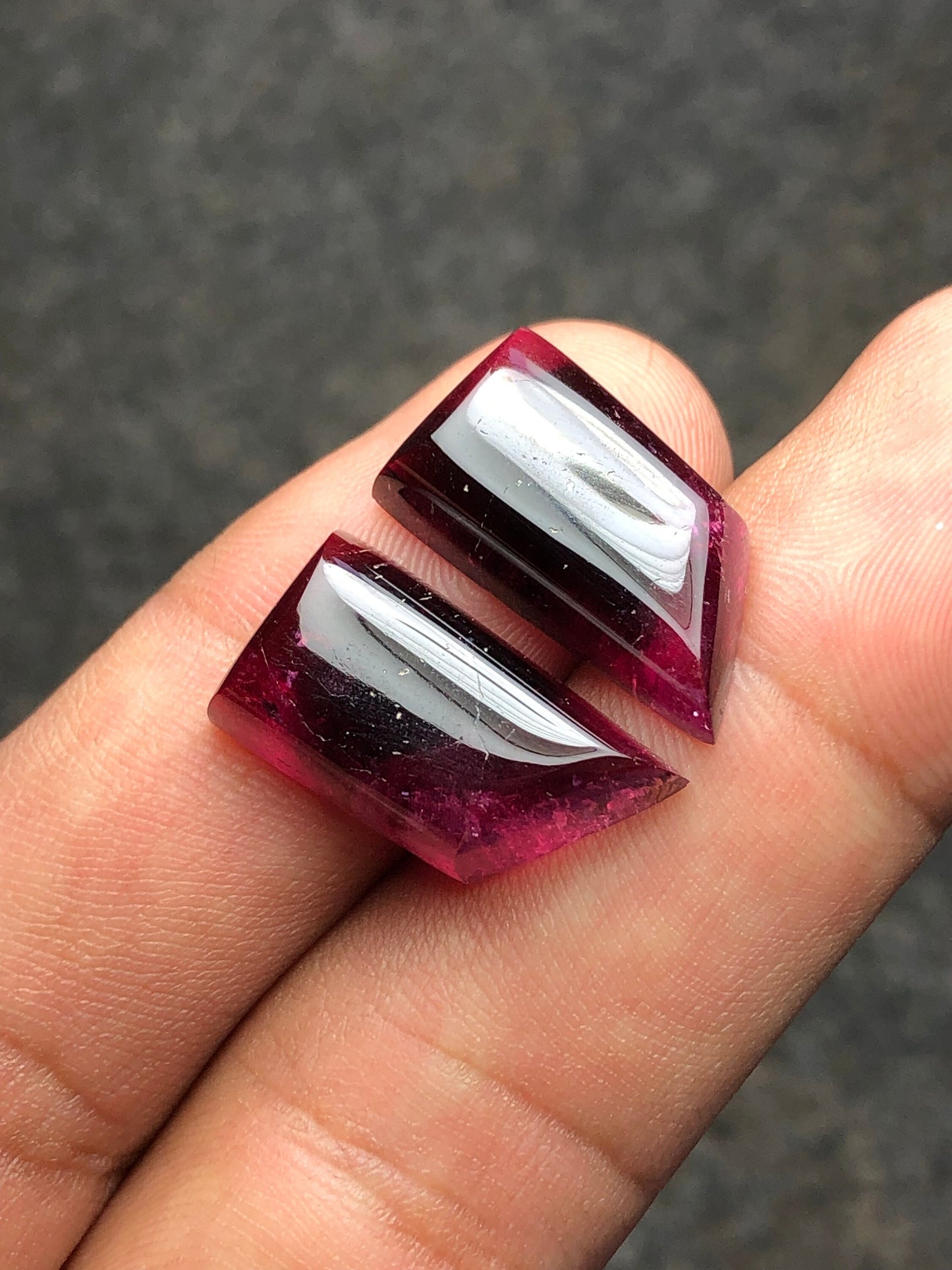 Natural tourmaline pair 26 carat