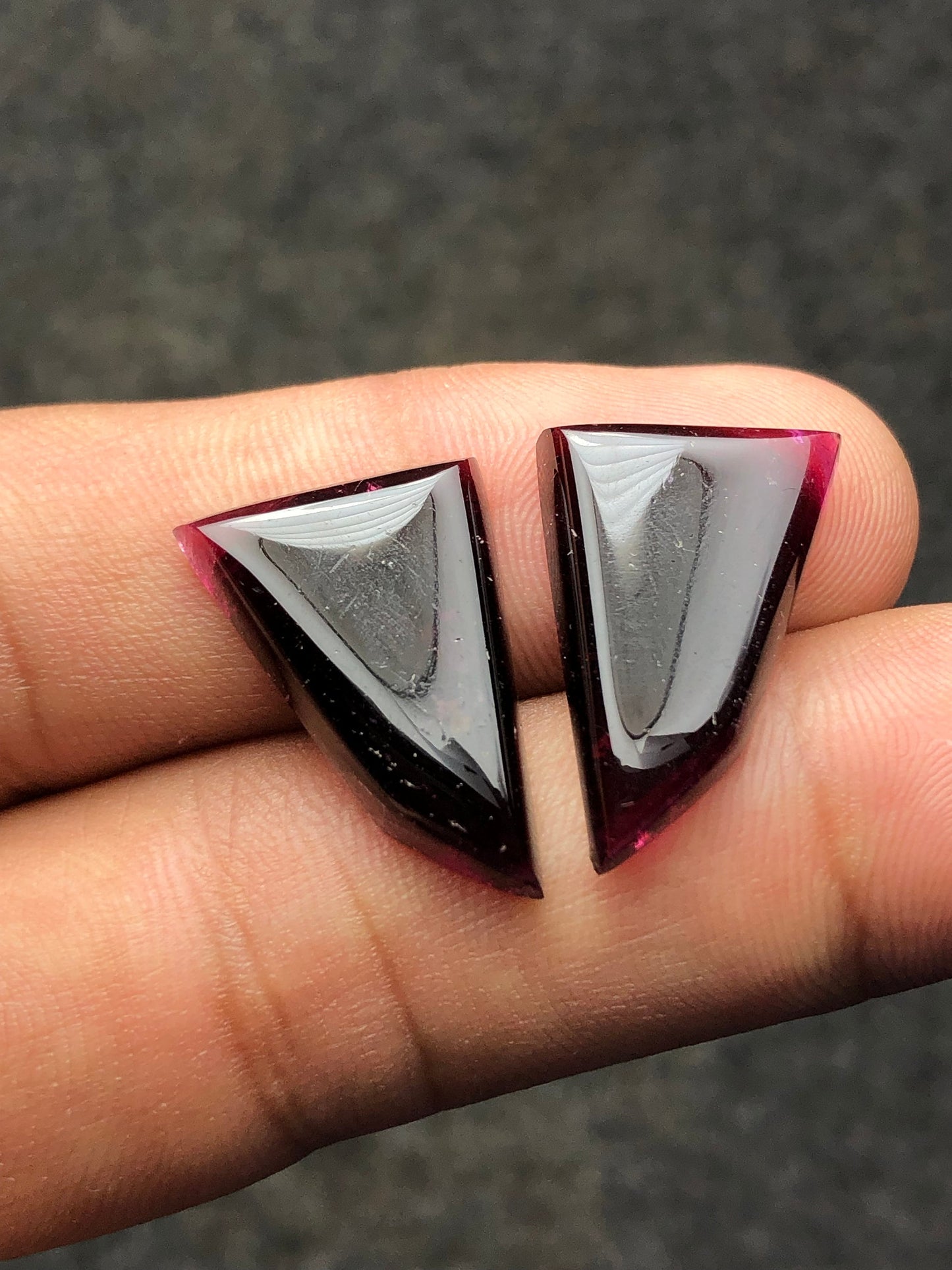 Natural tourmaline pair 23.50