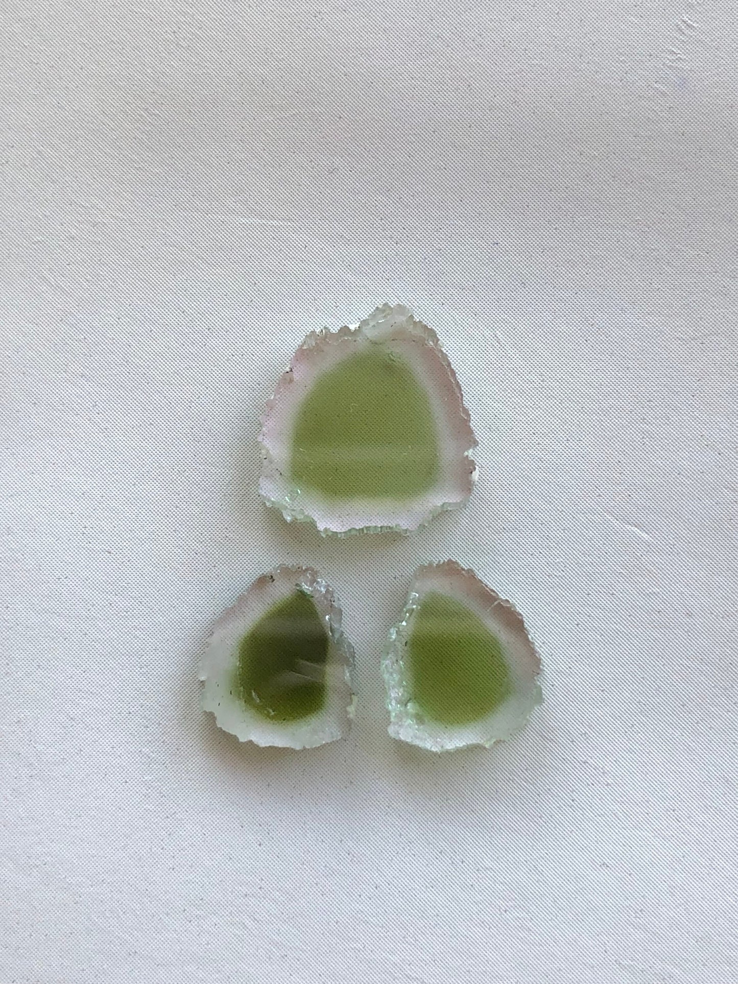 Natural tourmaline slices pairs set 6.30 carats