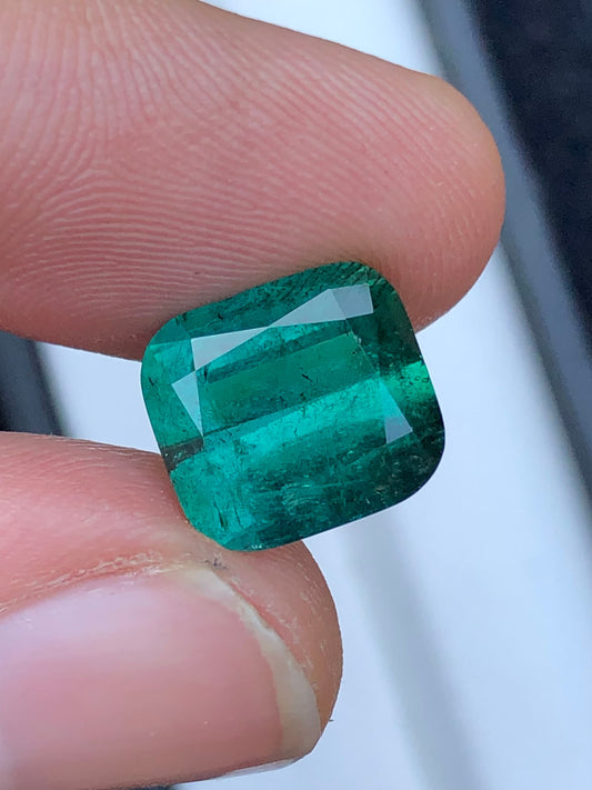 Greenish blue tourmaline 5.80 carat