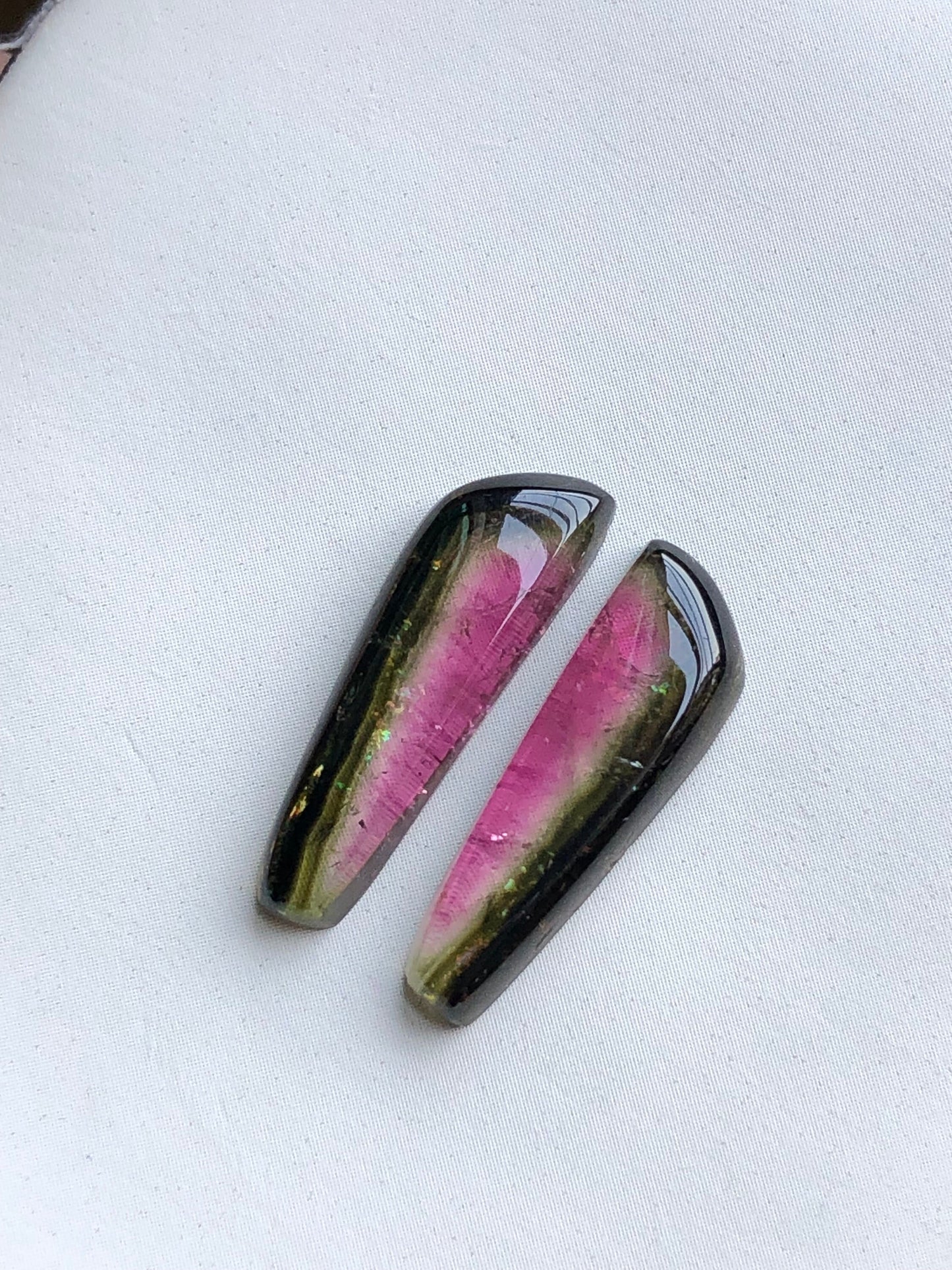 Natural Tourmaline pair 9 carat