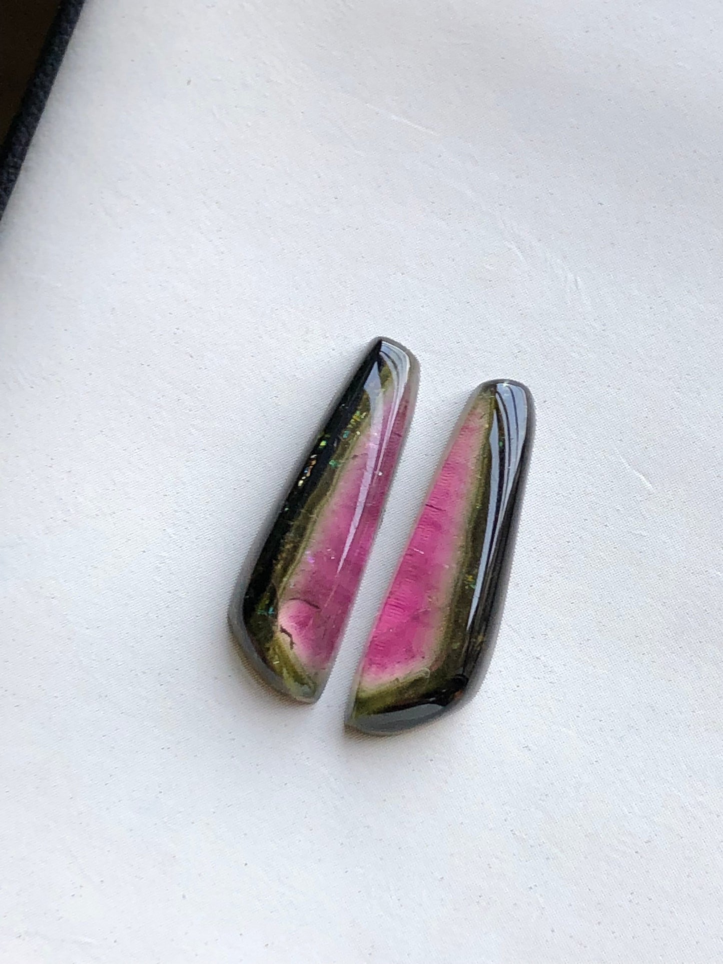 Natural Tourmaline pair 9 carat