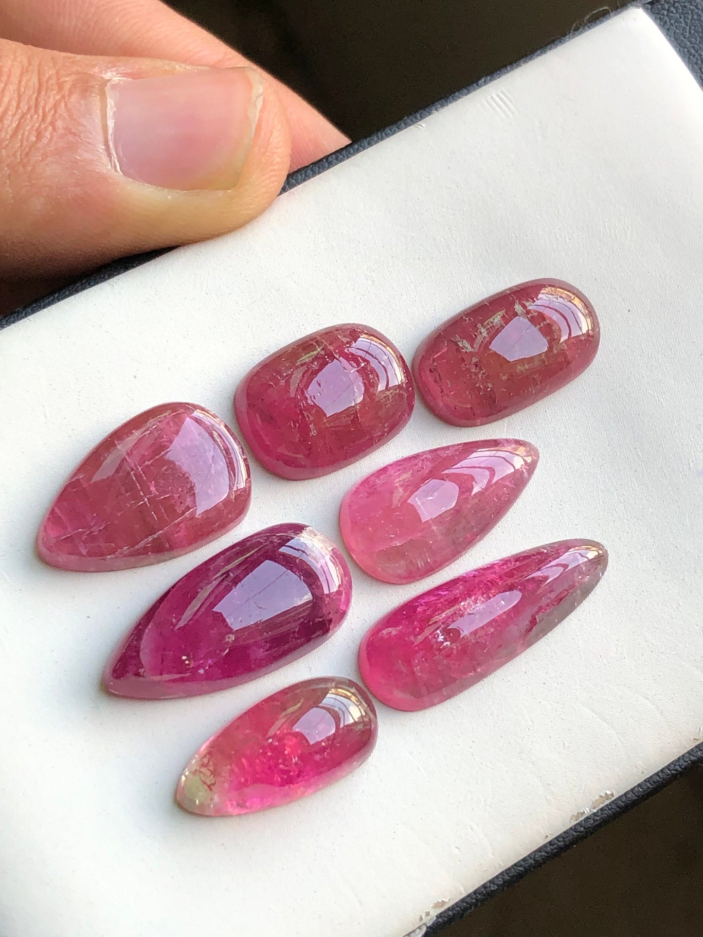 Natural tourmaline cabochons available 58.70 carats from Afghanistan