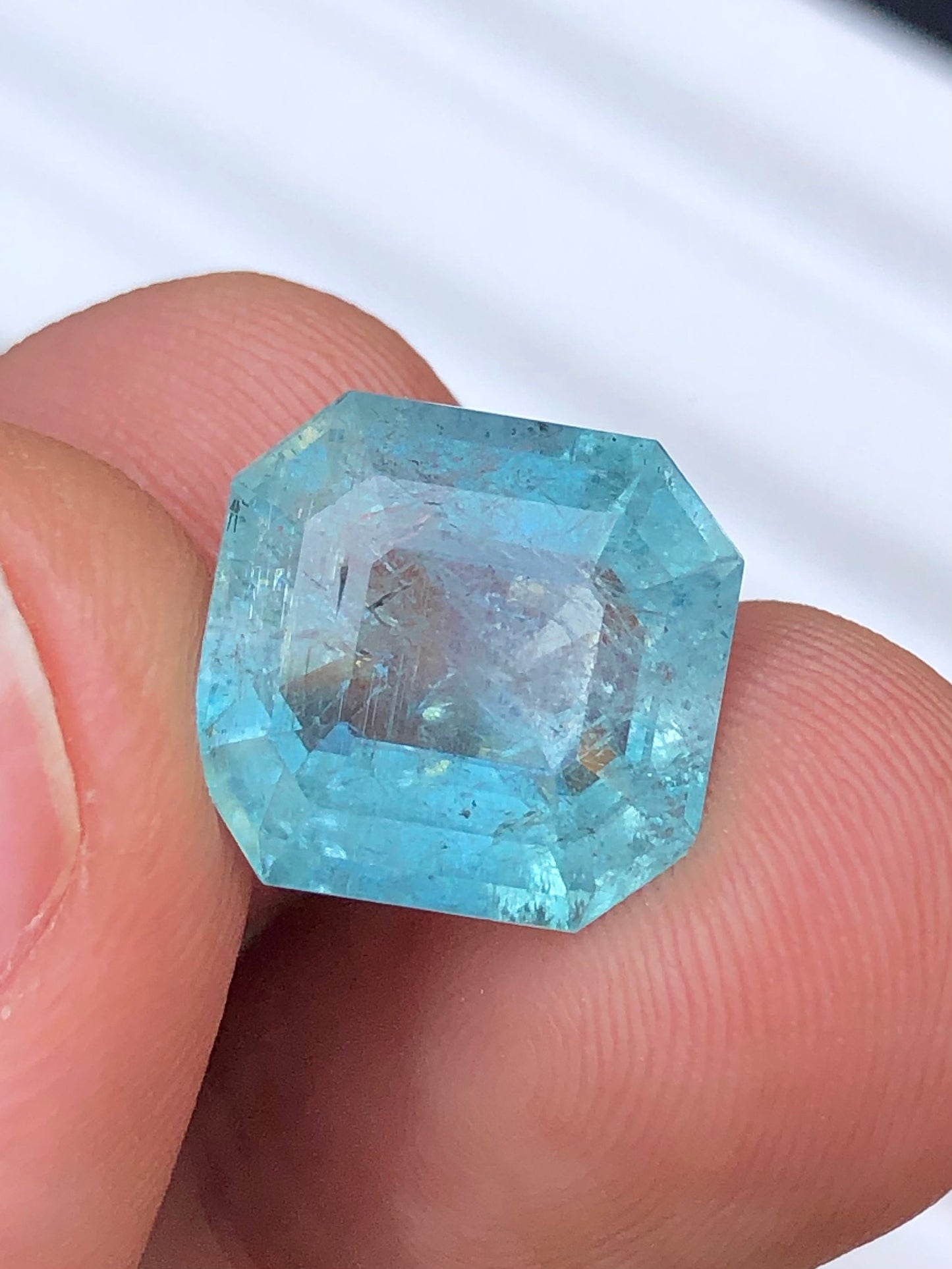 Ice blue tourmaline 8.50 carat