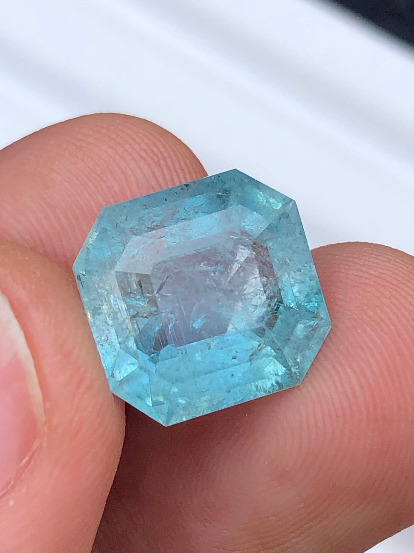 Ice blue tourmaline 8.50 carat