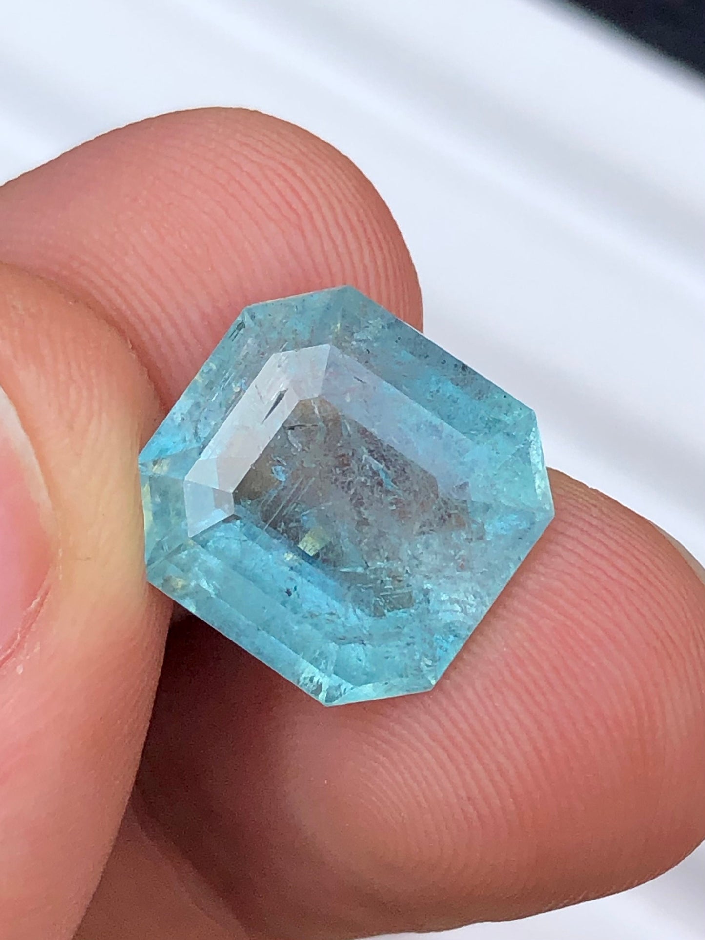 Ice blue tourmaline 8.50 carat