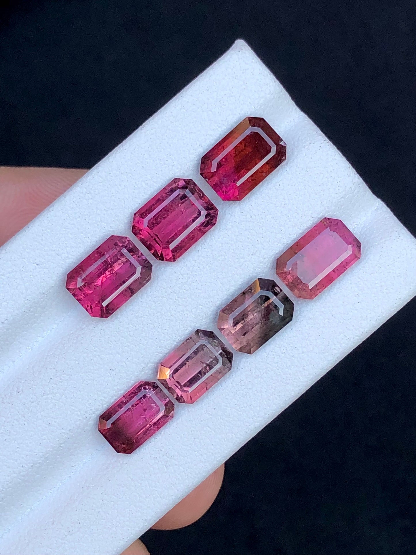 Natural tourmaline lot