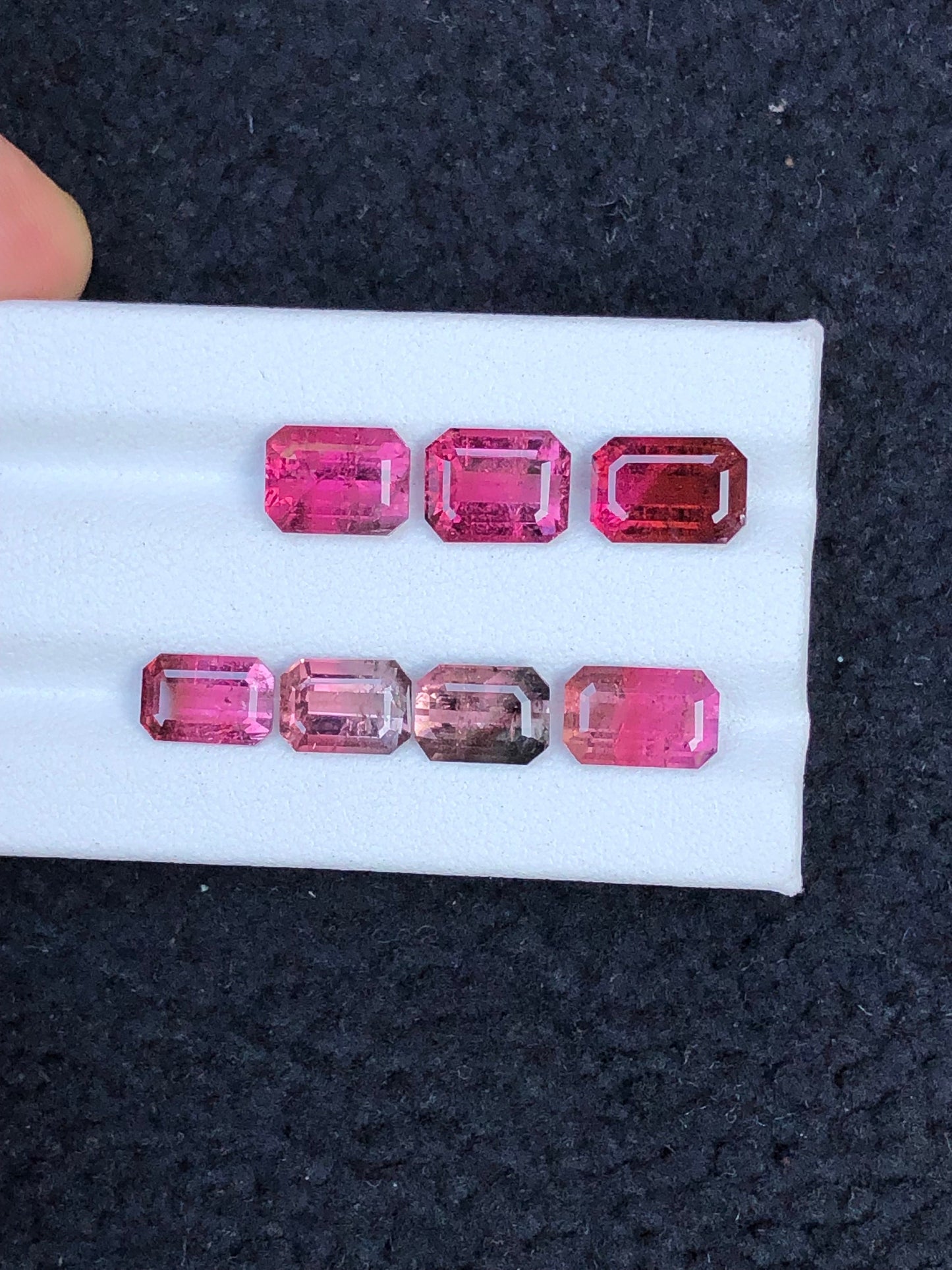 Natural tourmaline lot