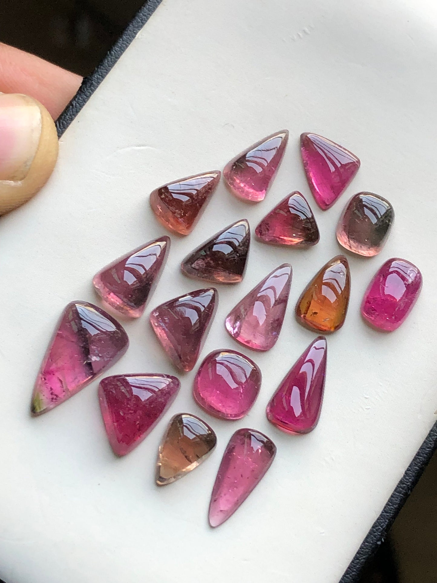 Gorgeous pink tourmaline lot 37.40 carats