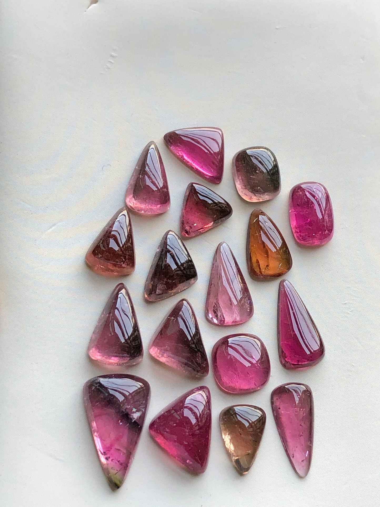 Gorgeous pink tourmaline lot 37.40 carats