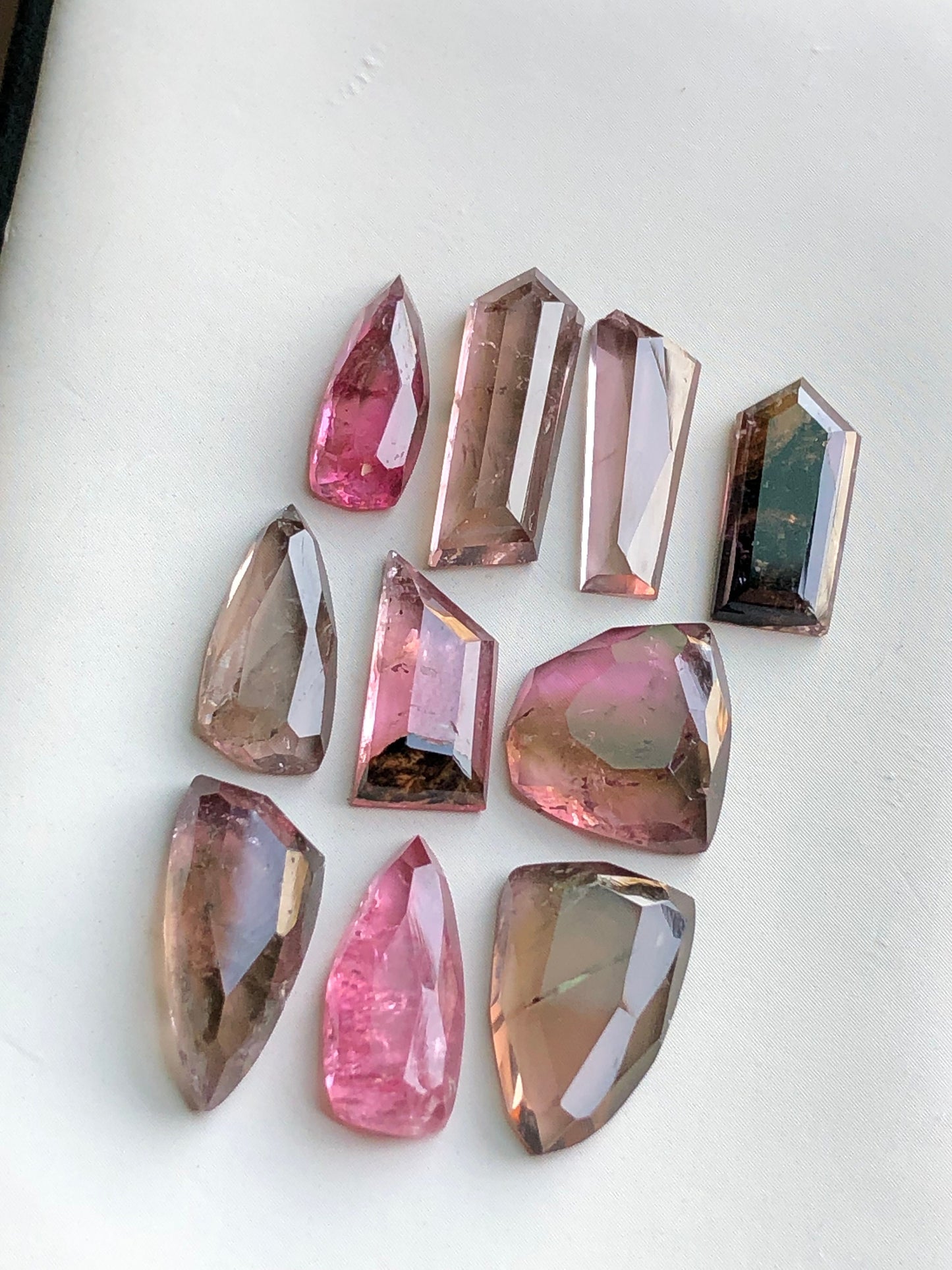 Natural tourmaline rose cuts 36.60 carats from Afghanistan