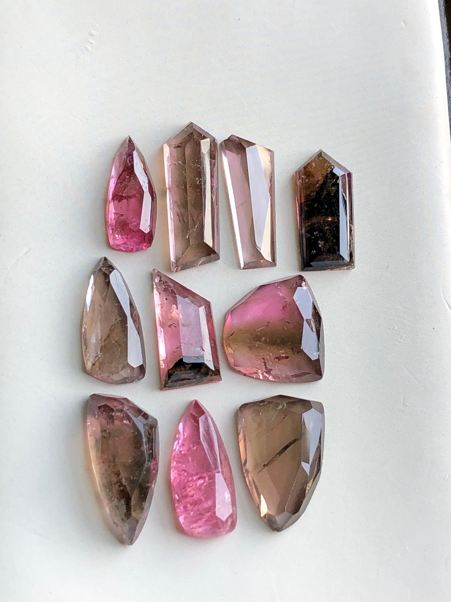 Natural tourmaline rose cuts 36.60 carats from Afghanistan