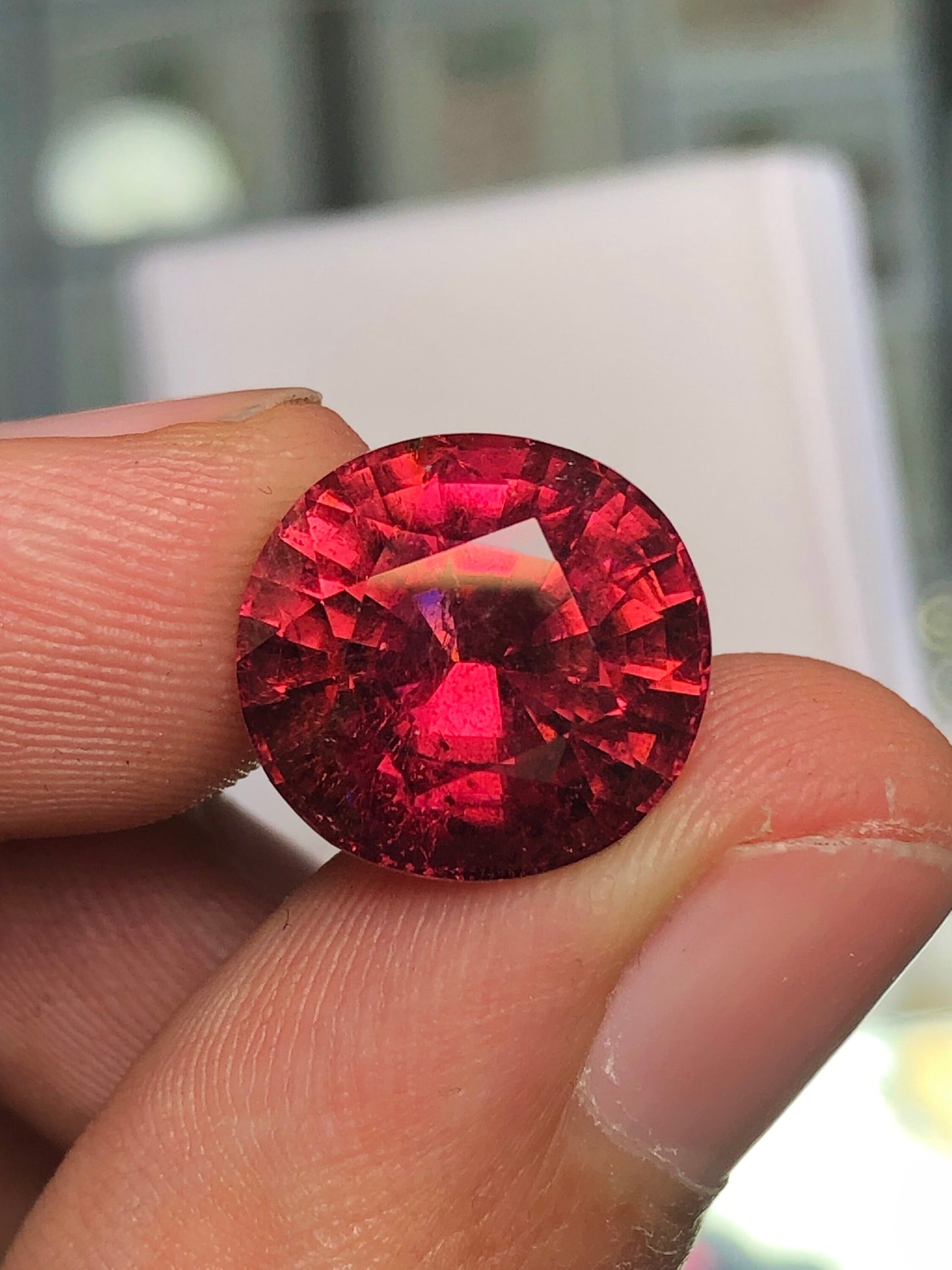 Hot pink tourmaline 9.80 carat