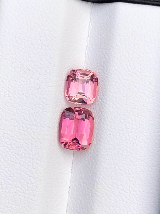 Pink tourmalines 2.60 carats