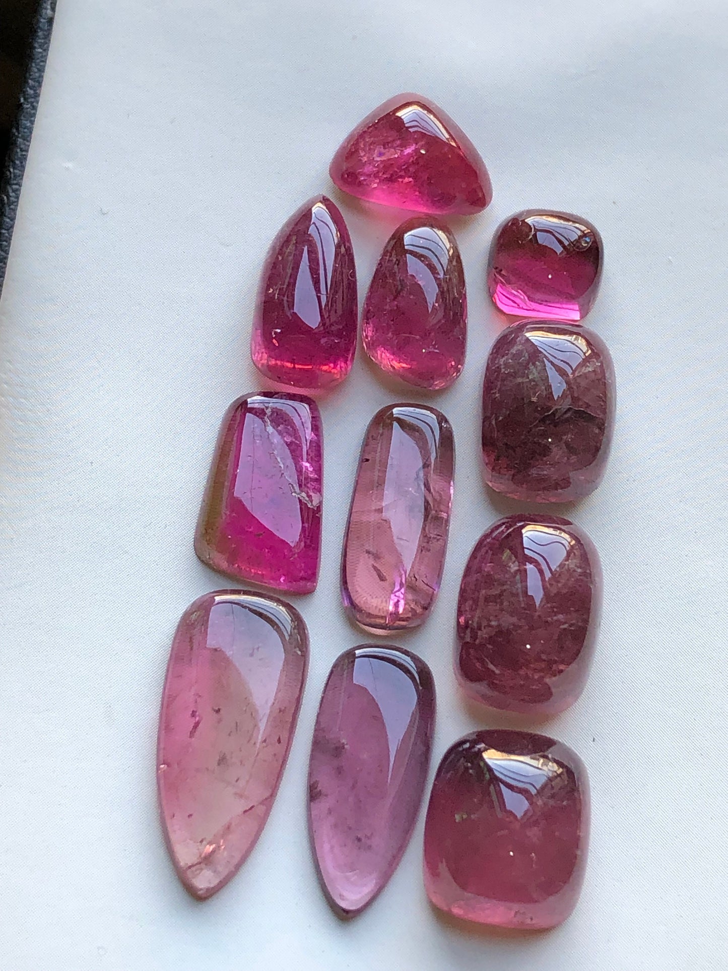 Pink tourmaline cabochon lot 62 carats