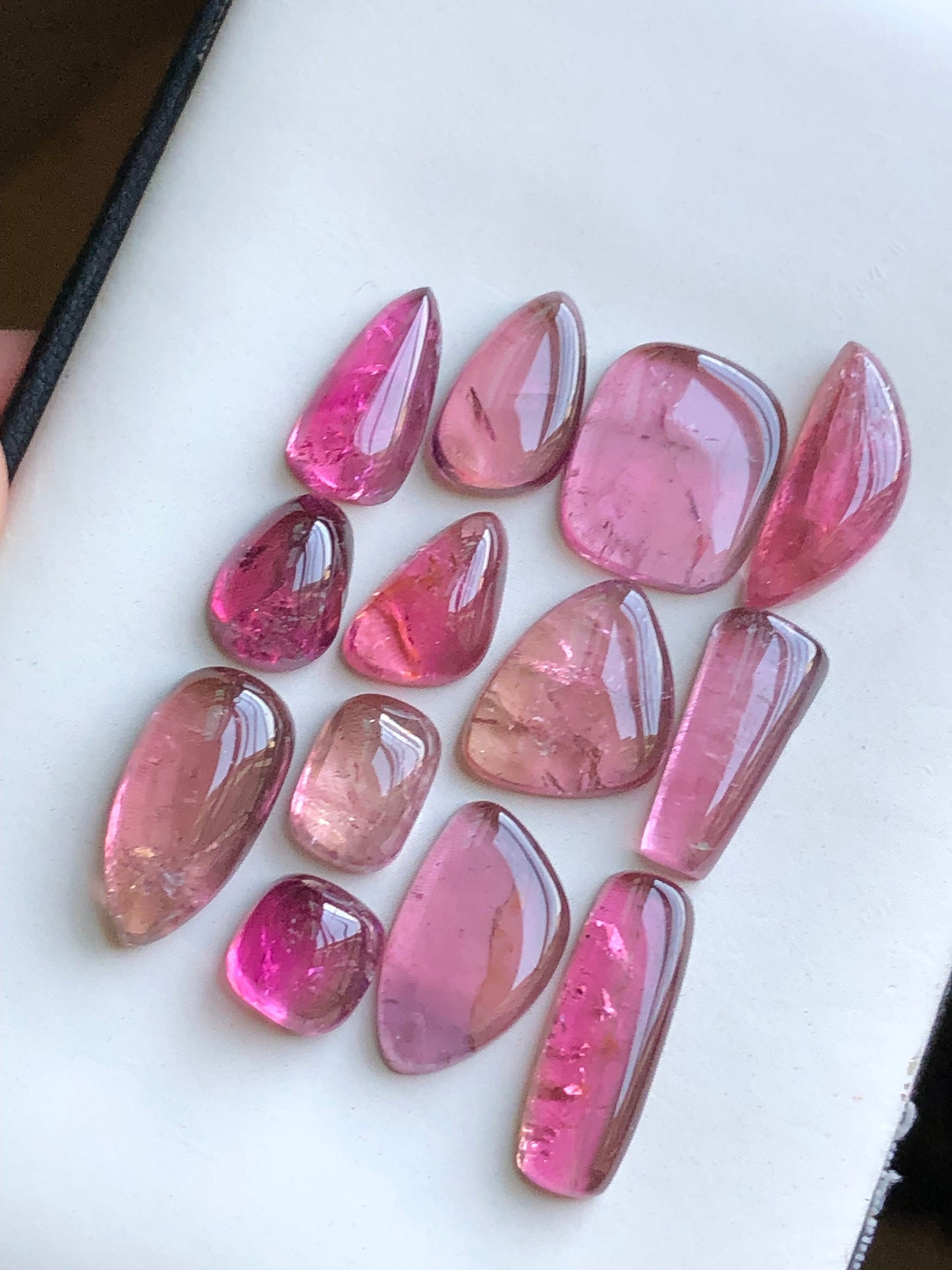 Pink tourmaline cabochon lot 47 carats