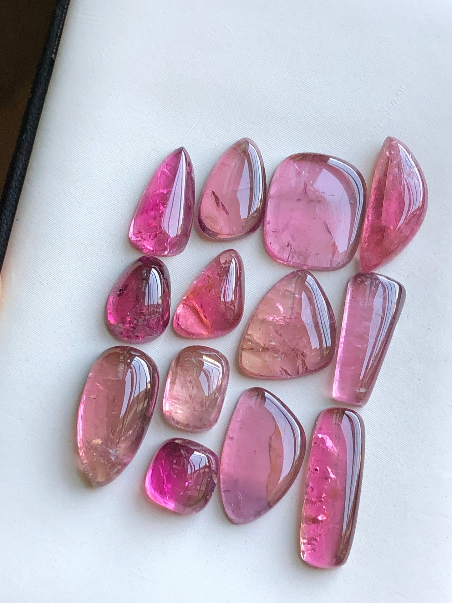 Pink tourmaline cabochon lot 47 carats