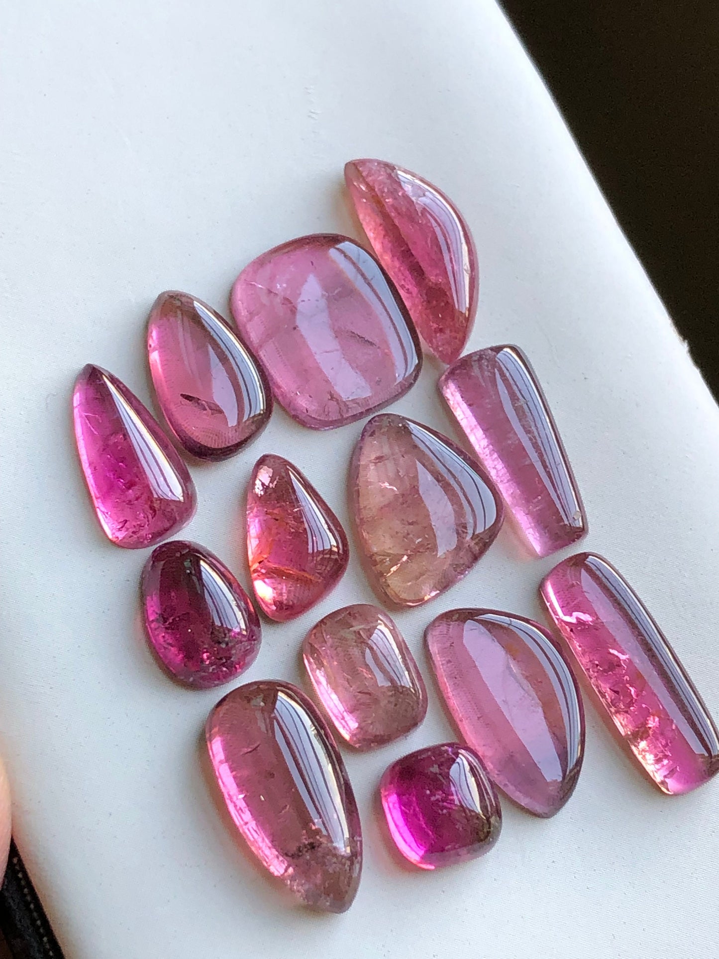 Pink tourmaline cabochon lot 47 carats