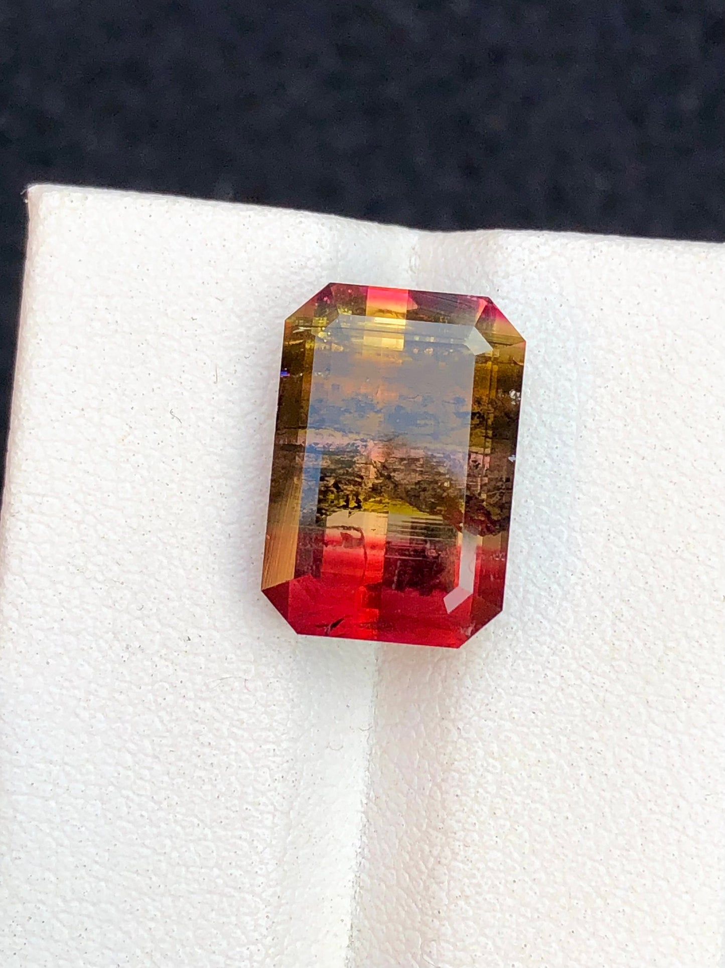 Unique colour tourmaline 8.80 carat