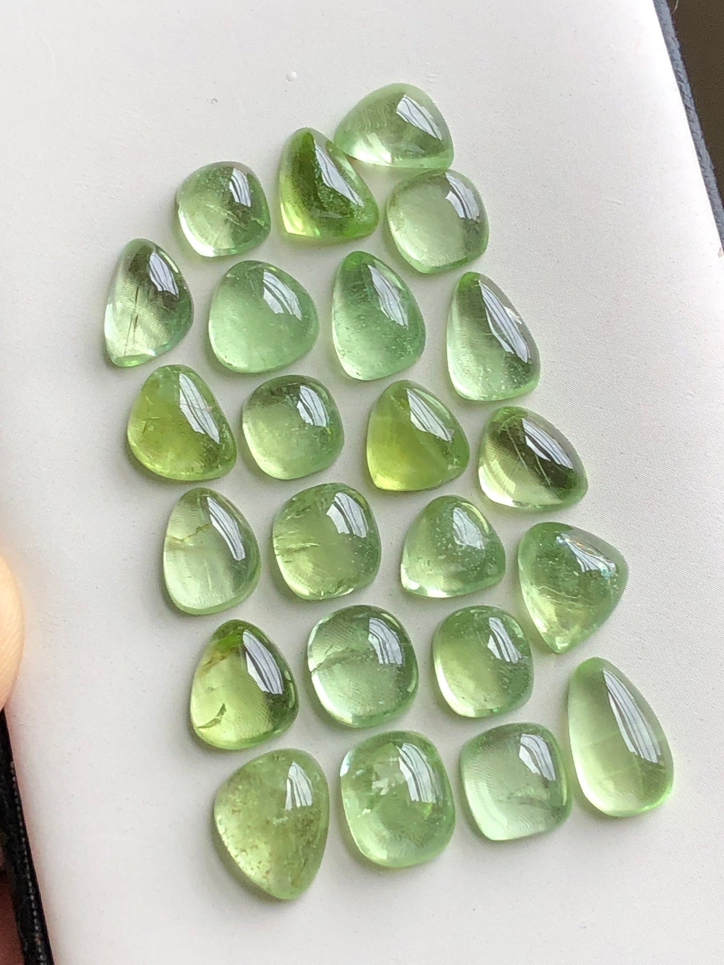 Natural peridot cabochons 56.70 carats