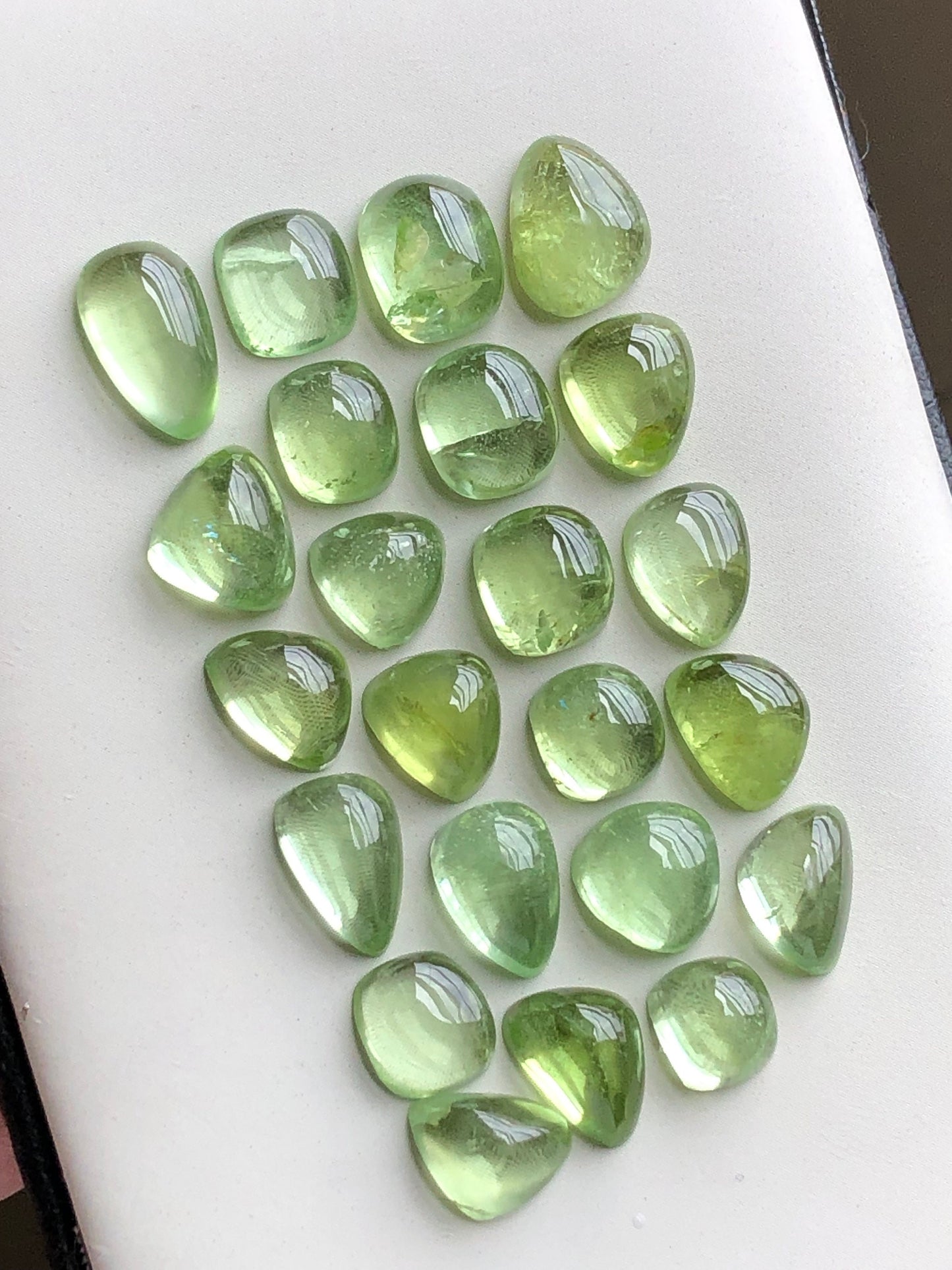 Natural peridot cabochons 56.70 carats