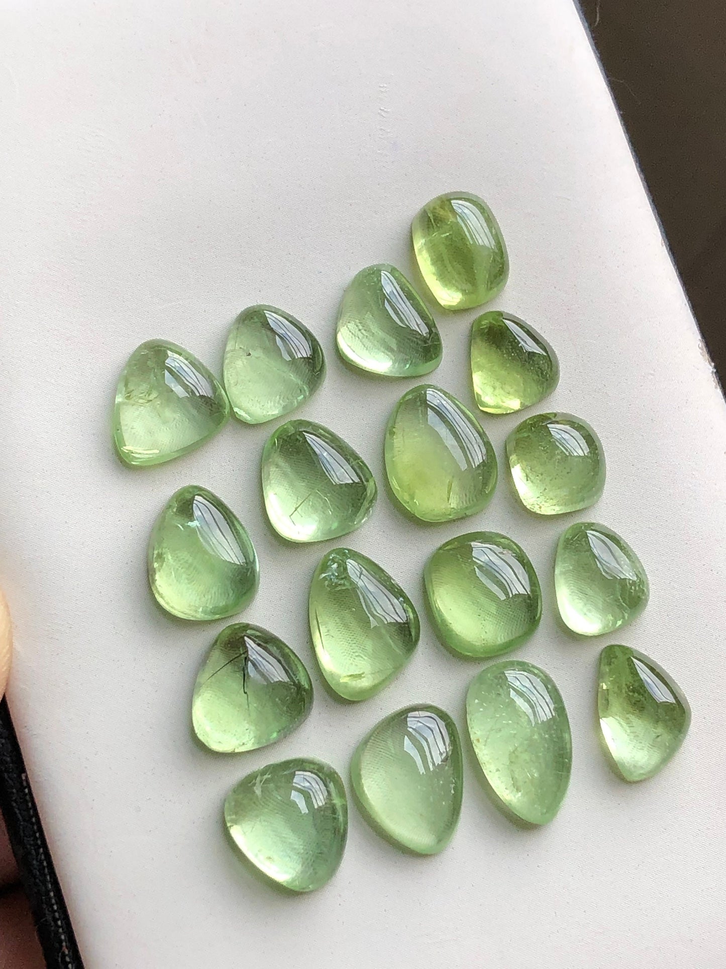 Natural peridot cabochons 50 carats