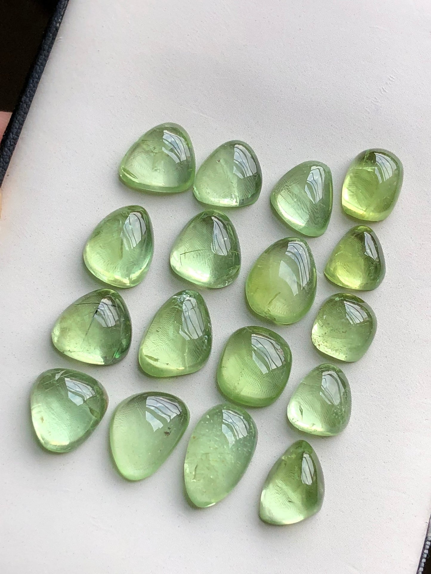 Natural peridot cabochons 50 carats