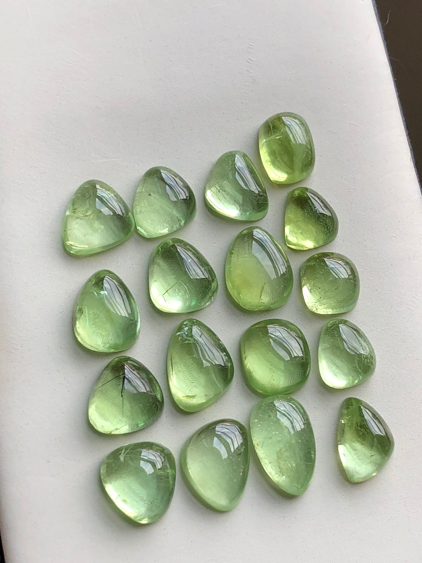 Natural peridot cabochons 50 carats