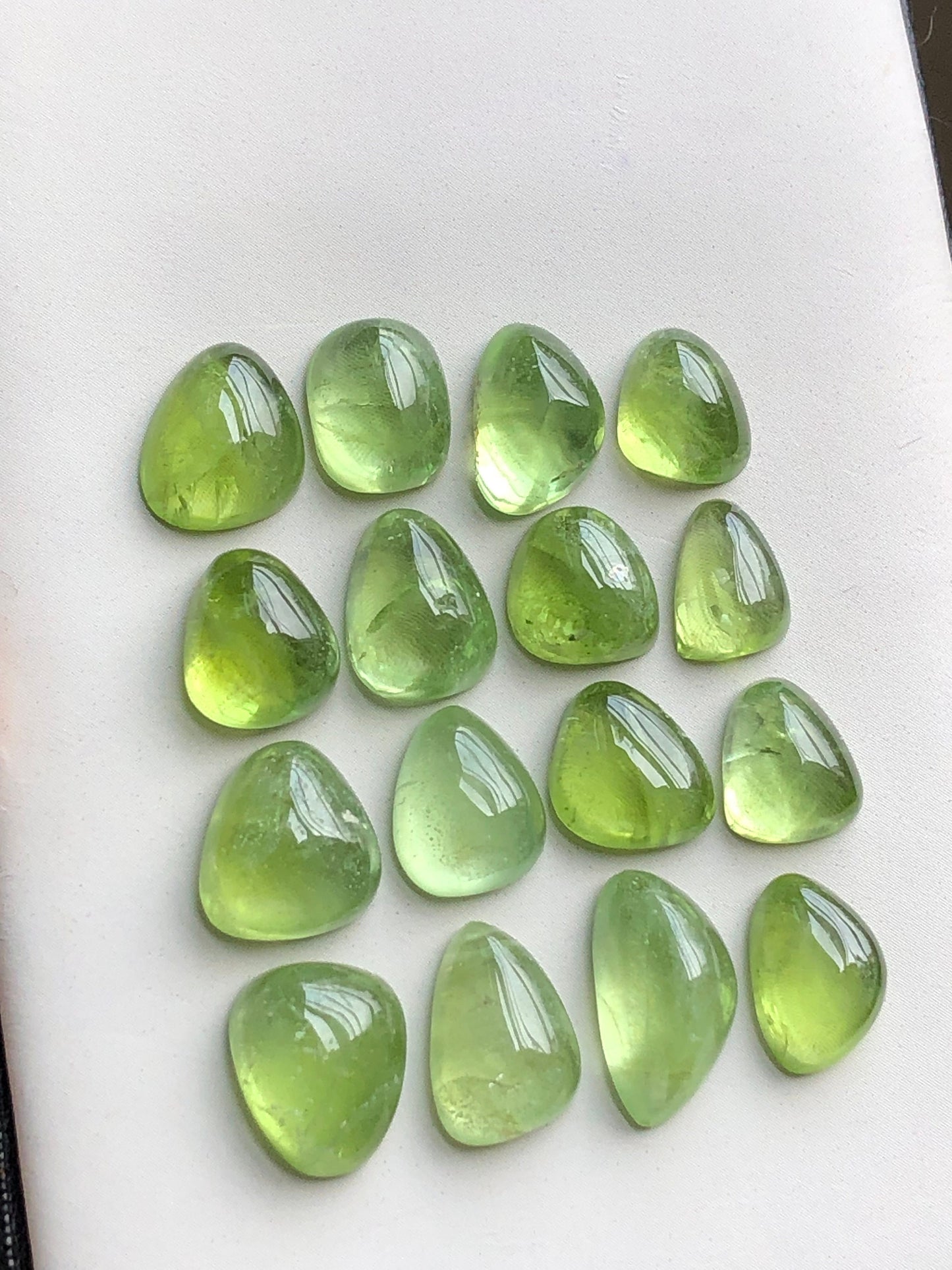 Natural peridot cabochons 57.90 carats