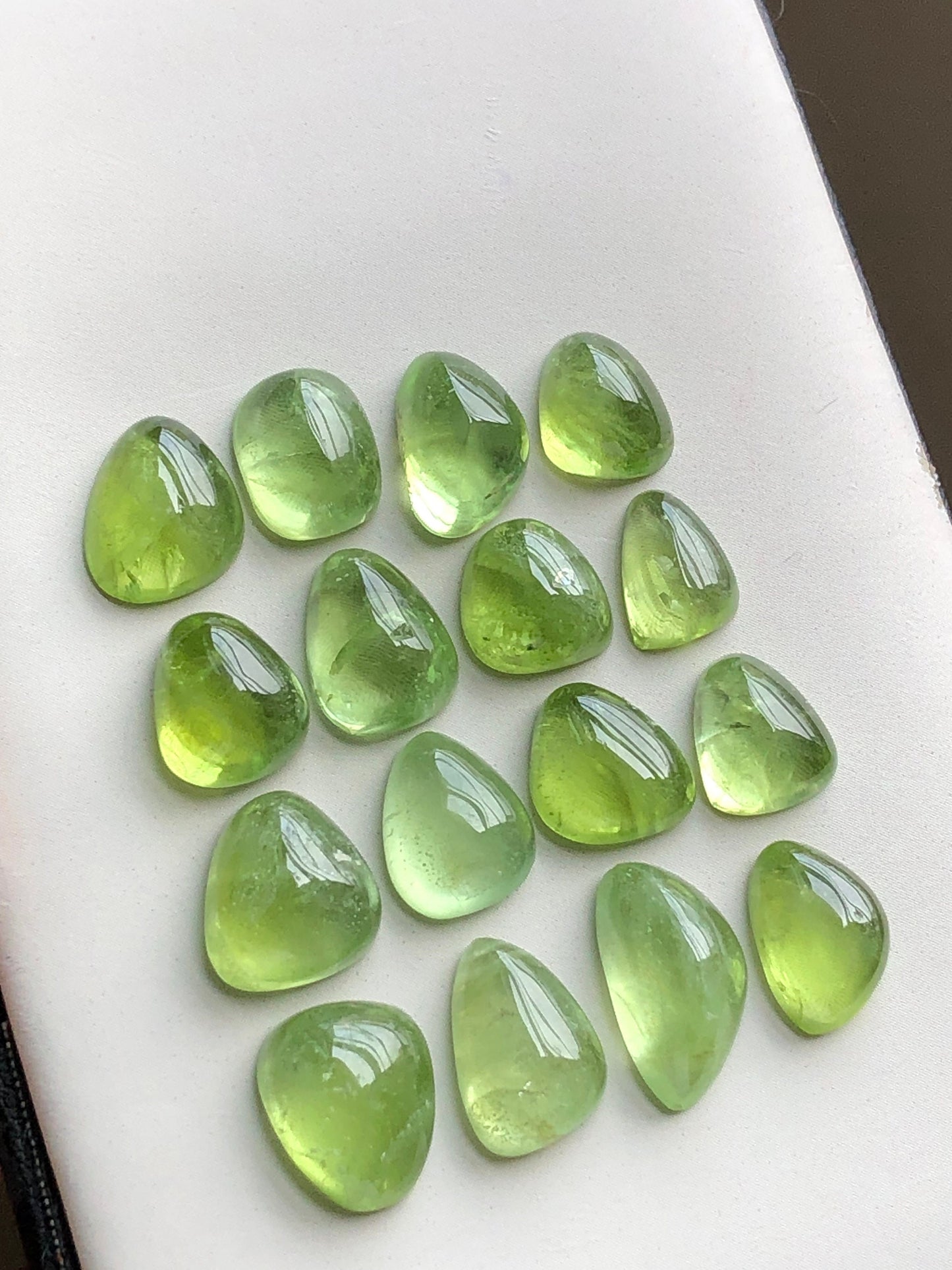 Natural peridot cabochons 57.90 carats