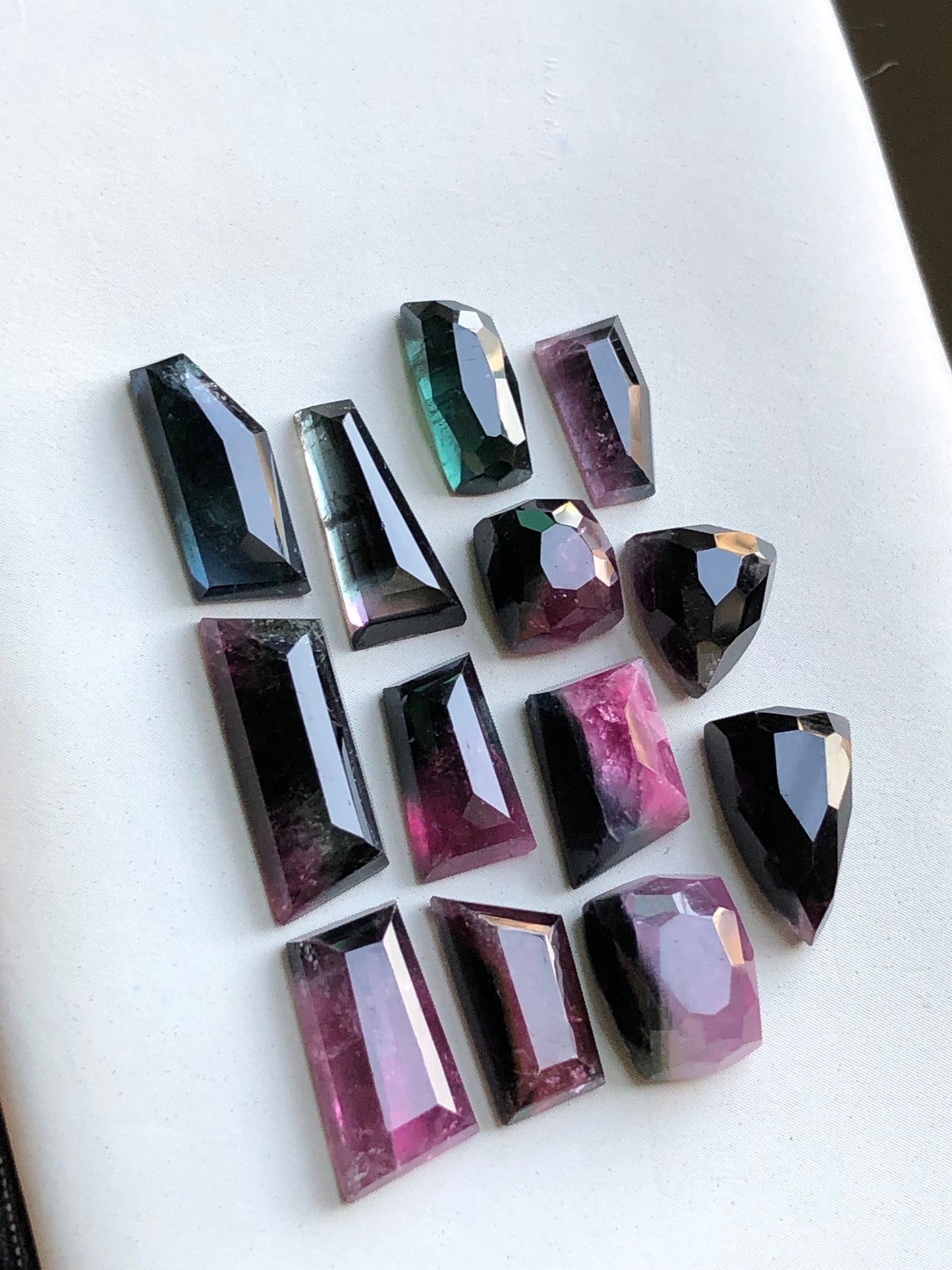 37 carats very beautiful natural tourmaline rosecuts available for sale