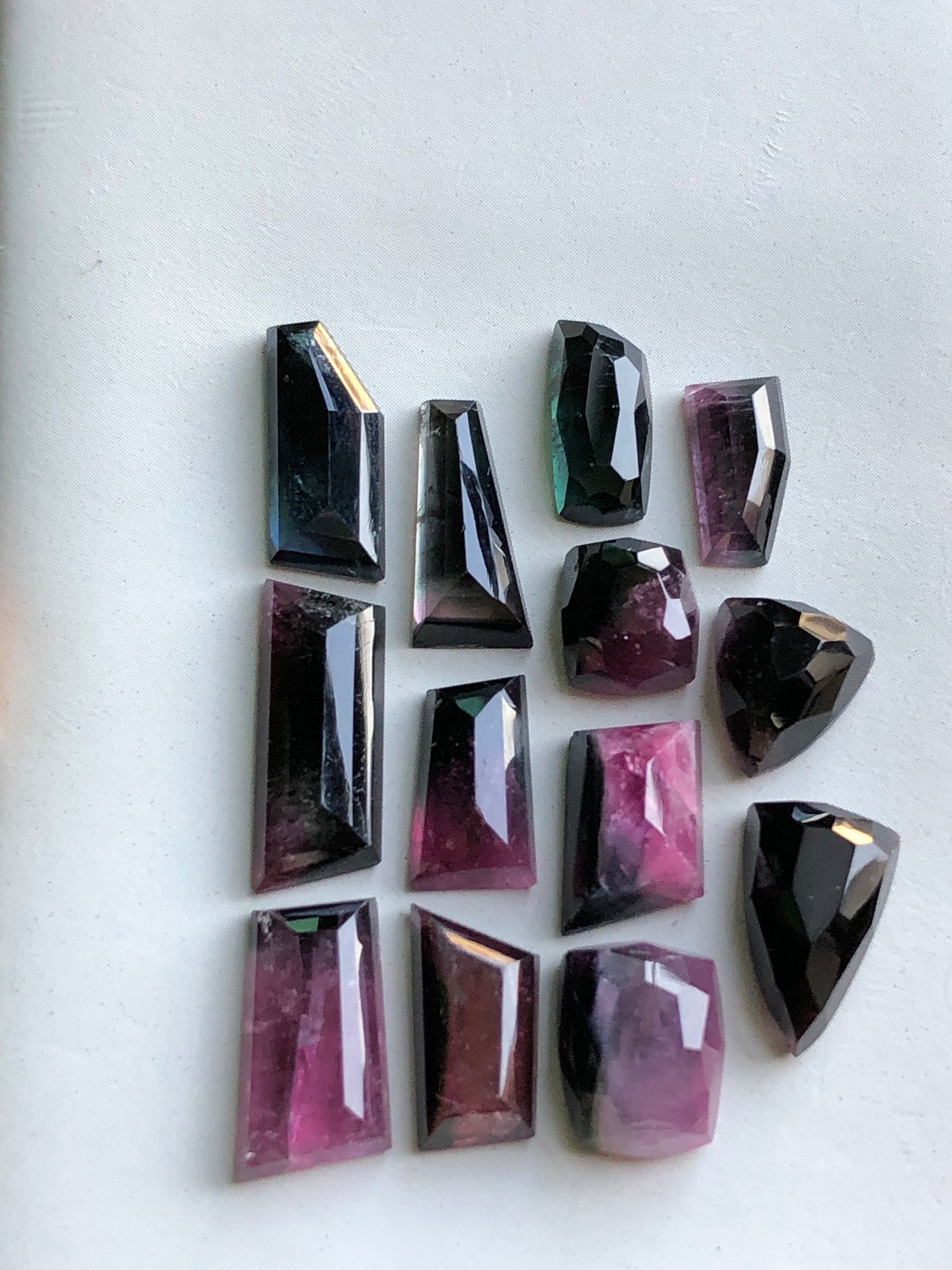 37 carats very beautiful natural tourmaline rosecuts available for sale