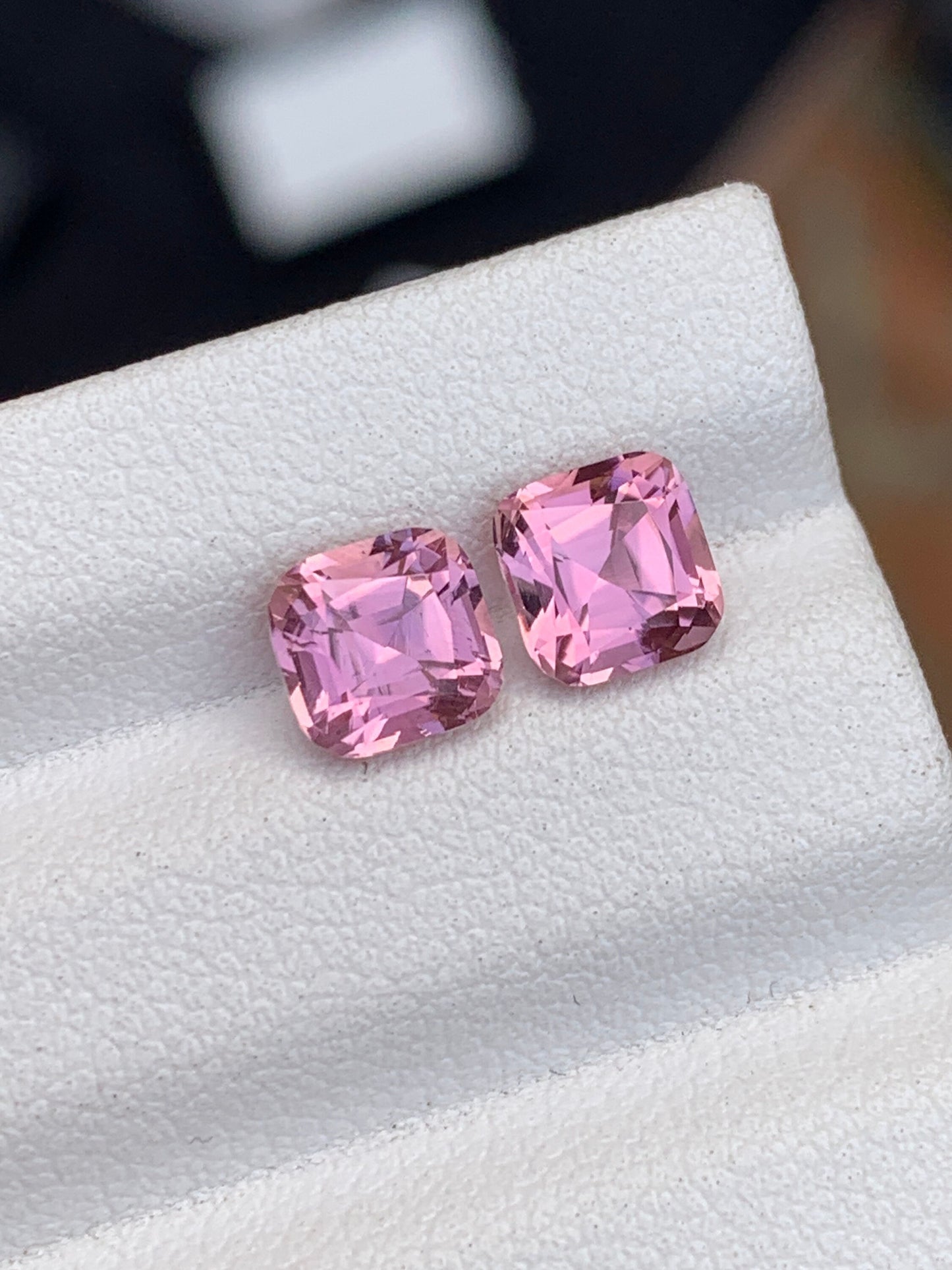 Pink tourmaline pair 2.95 carats